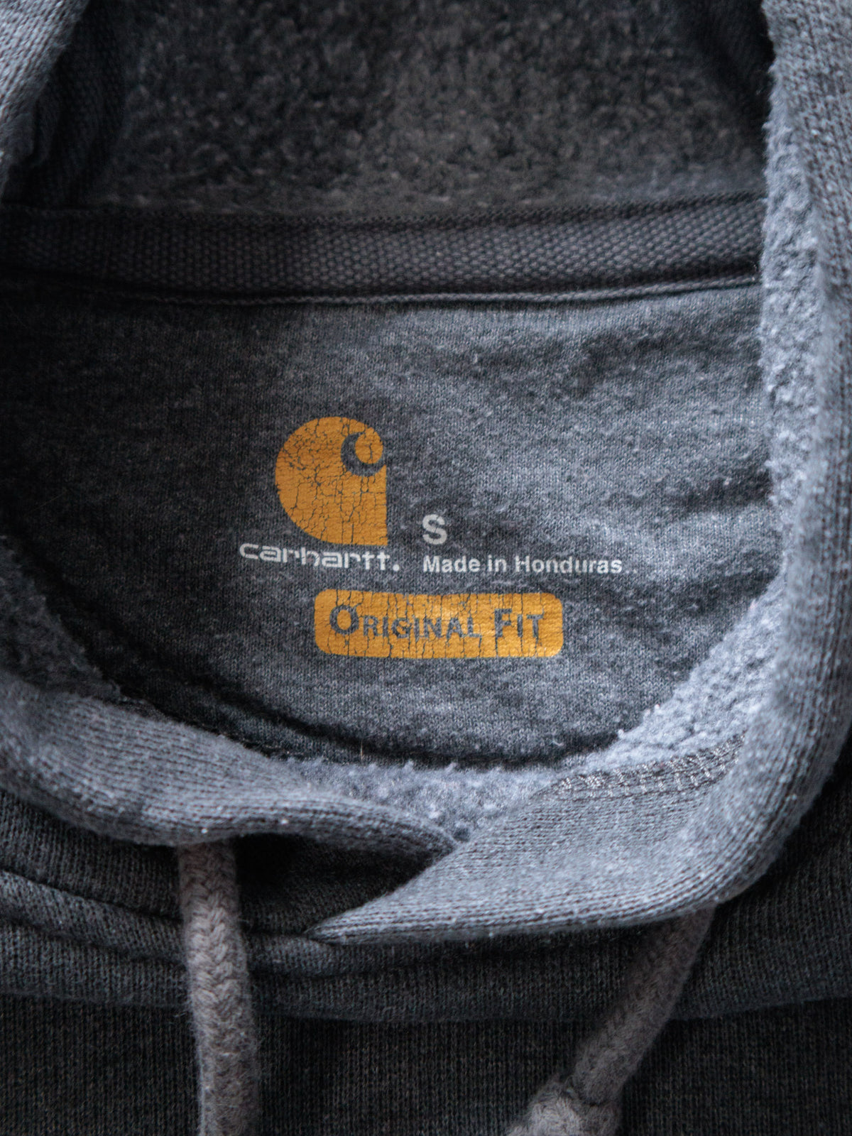 Vintage Grey Carhartt Hoodie (S)