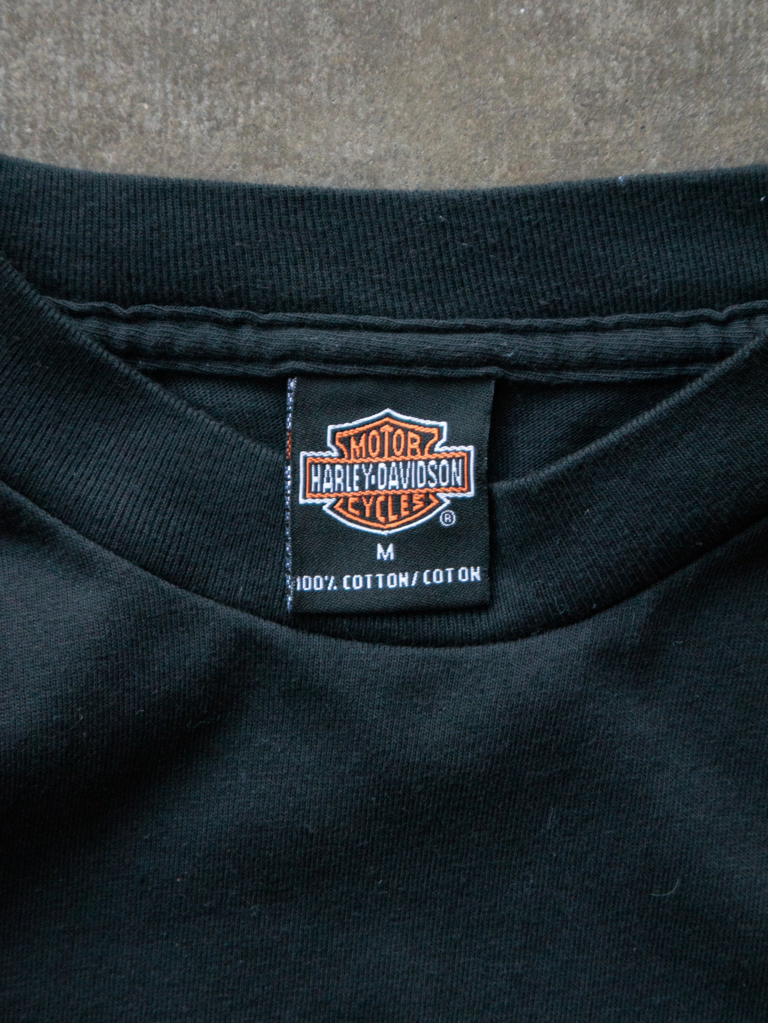Vintage 2003 Black Harley-Davidson Great Falls Montana Tee (M)