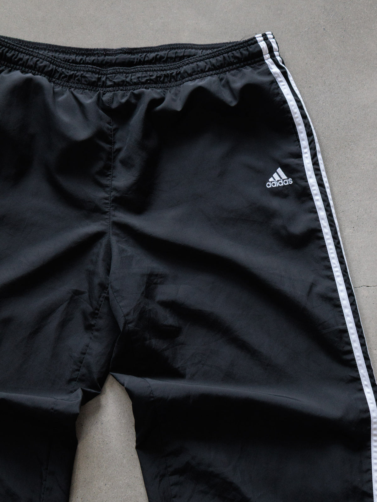 Vintage Black Adidas Track Pants (L)
