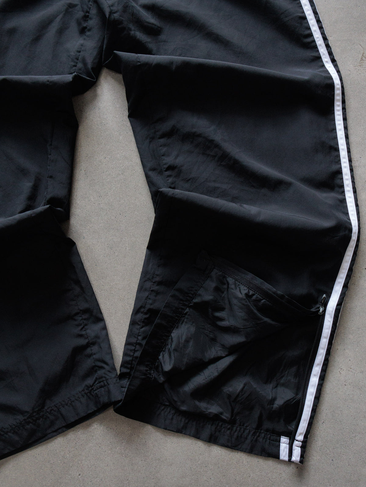 Vintage Black Adidas Track Pants (L)
