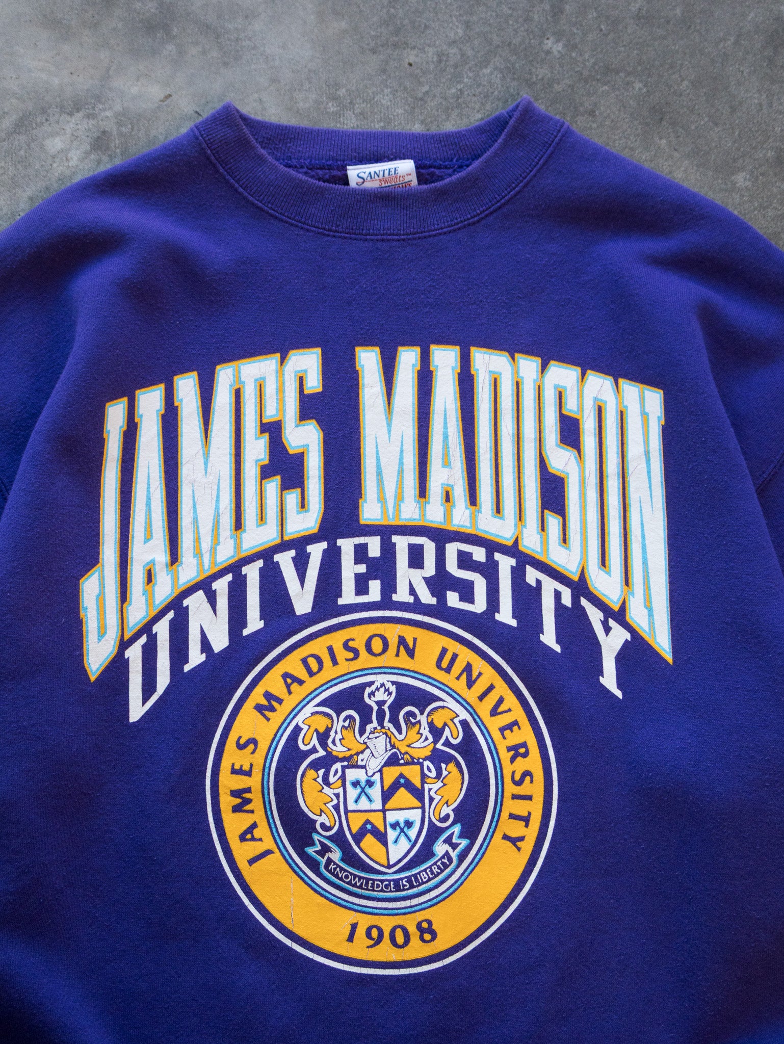 Vintage James Madison University Sweatshirt (XL)
