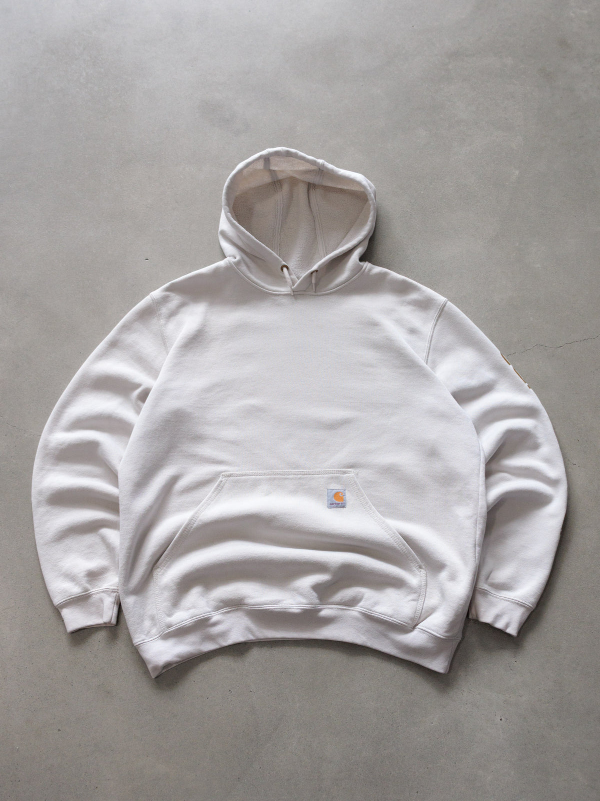 Vintage White Carhartt Hoodie (L)