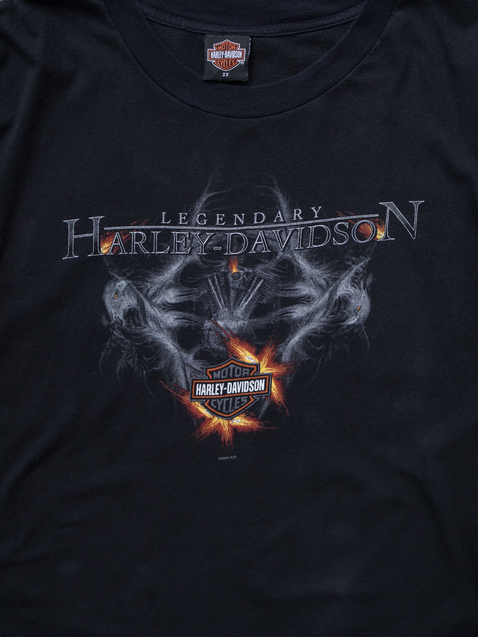Vintage 2005 Black Harley-Davidson St. Louis Tee (2XL)