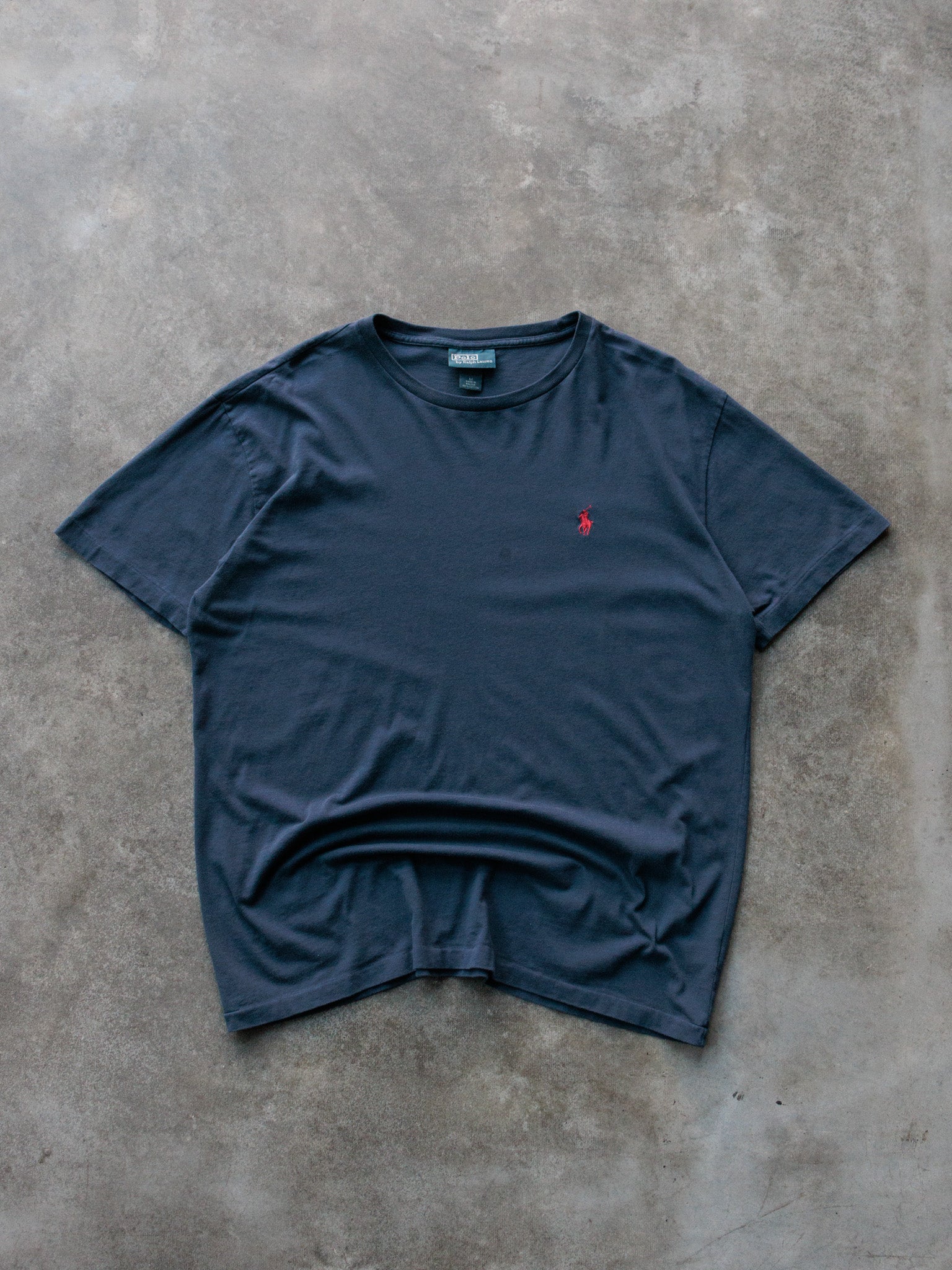 Vintage 90s Navy Polo Ralph Lauren Tee (M)