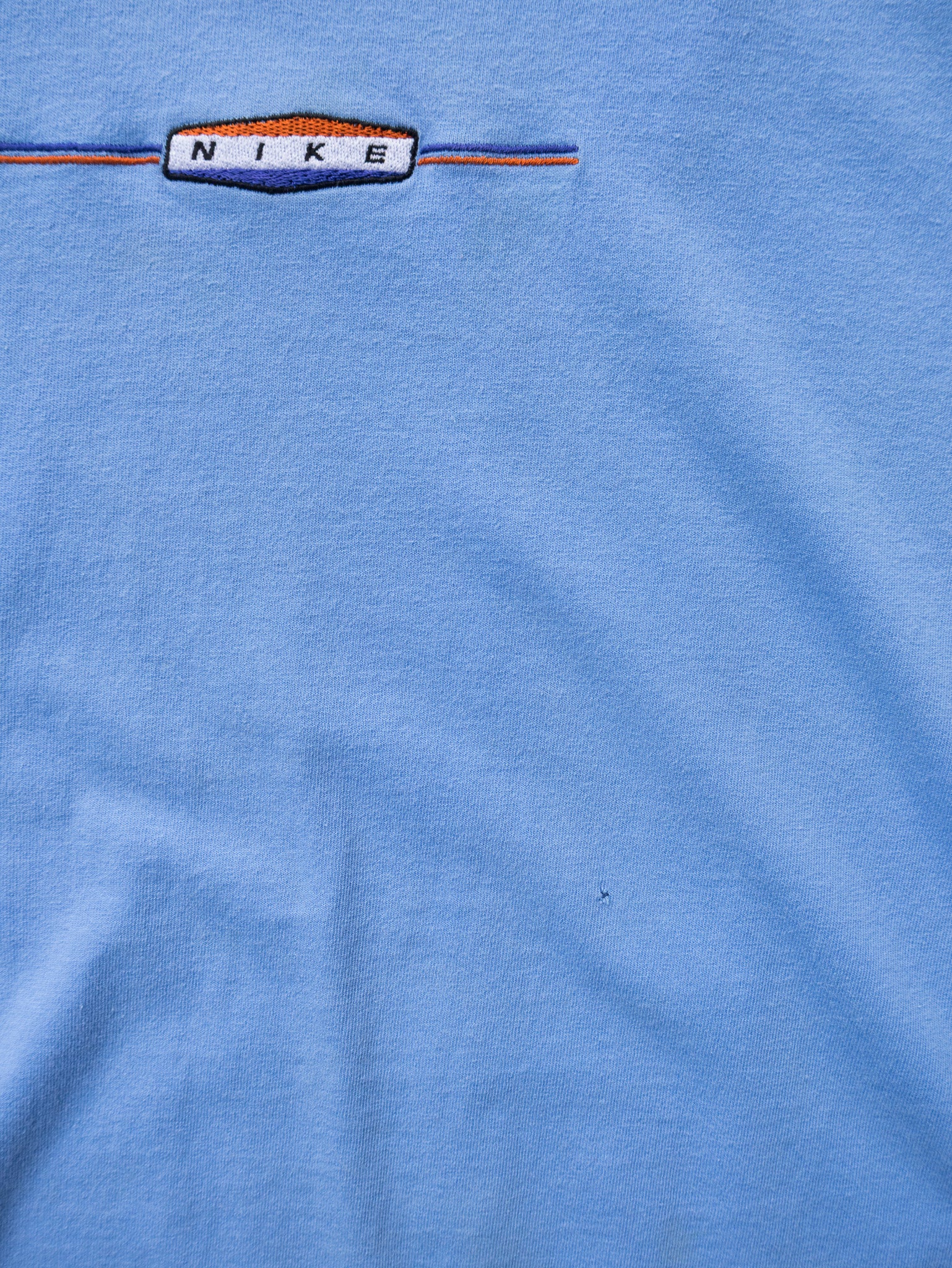 Vintage 00s Blue Nike Logo Long Sleeve (L)