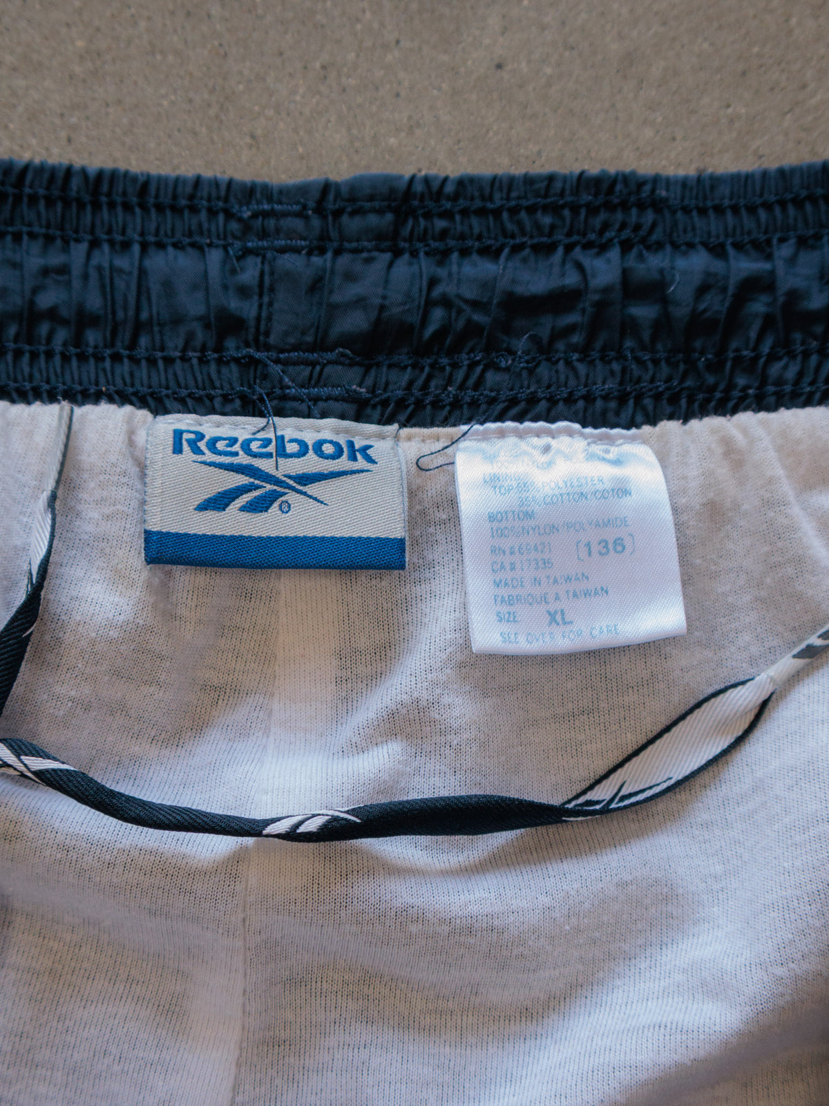Vintage 90s Navy Reebok Track Pants (XL)