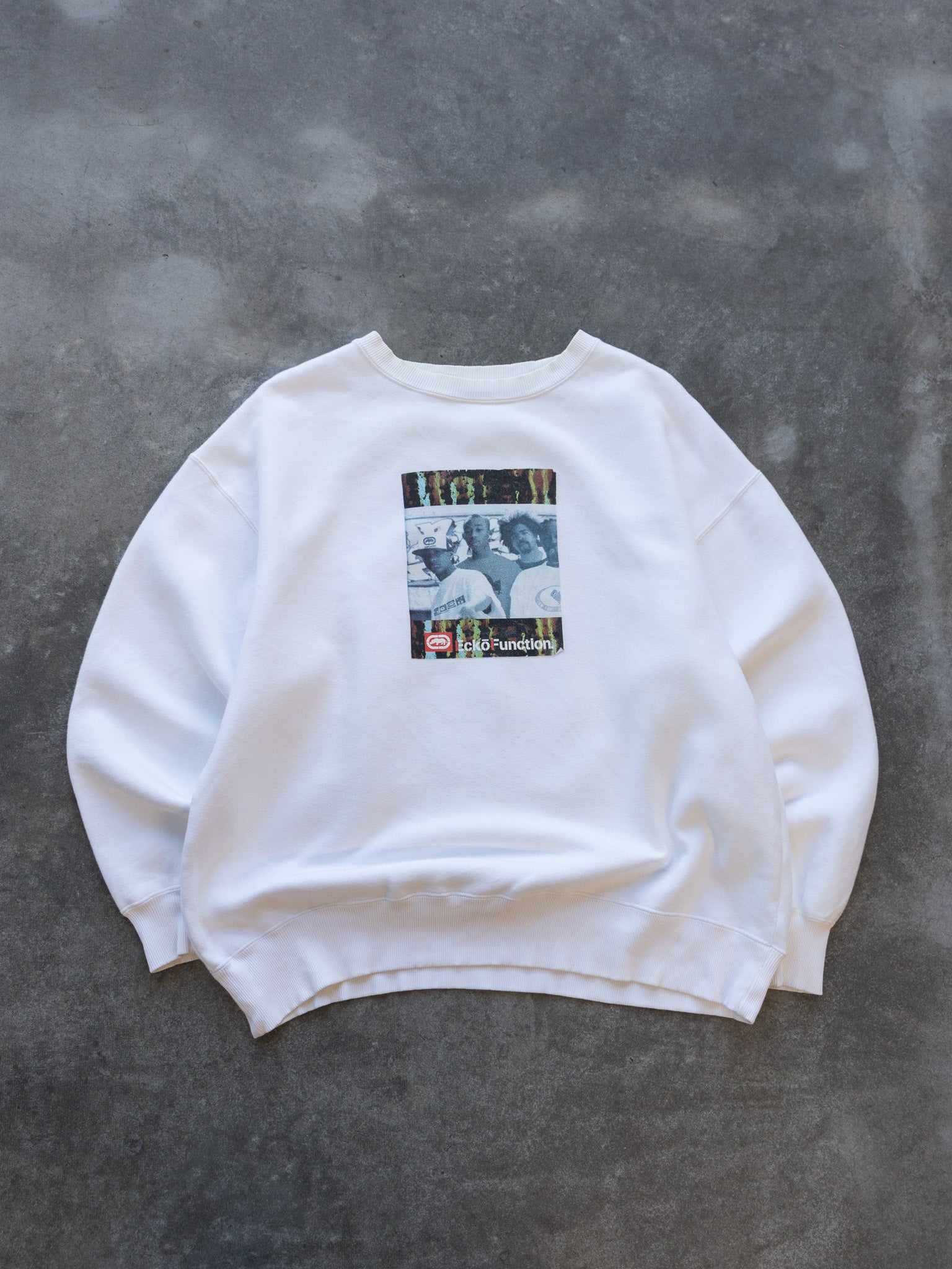 Vintage White Ecko Function Sweatshirt (XL)