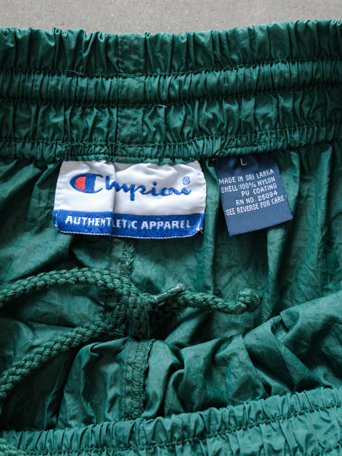 Vintage 00s Green Champion Track Pants (L)