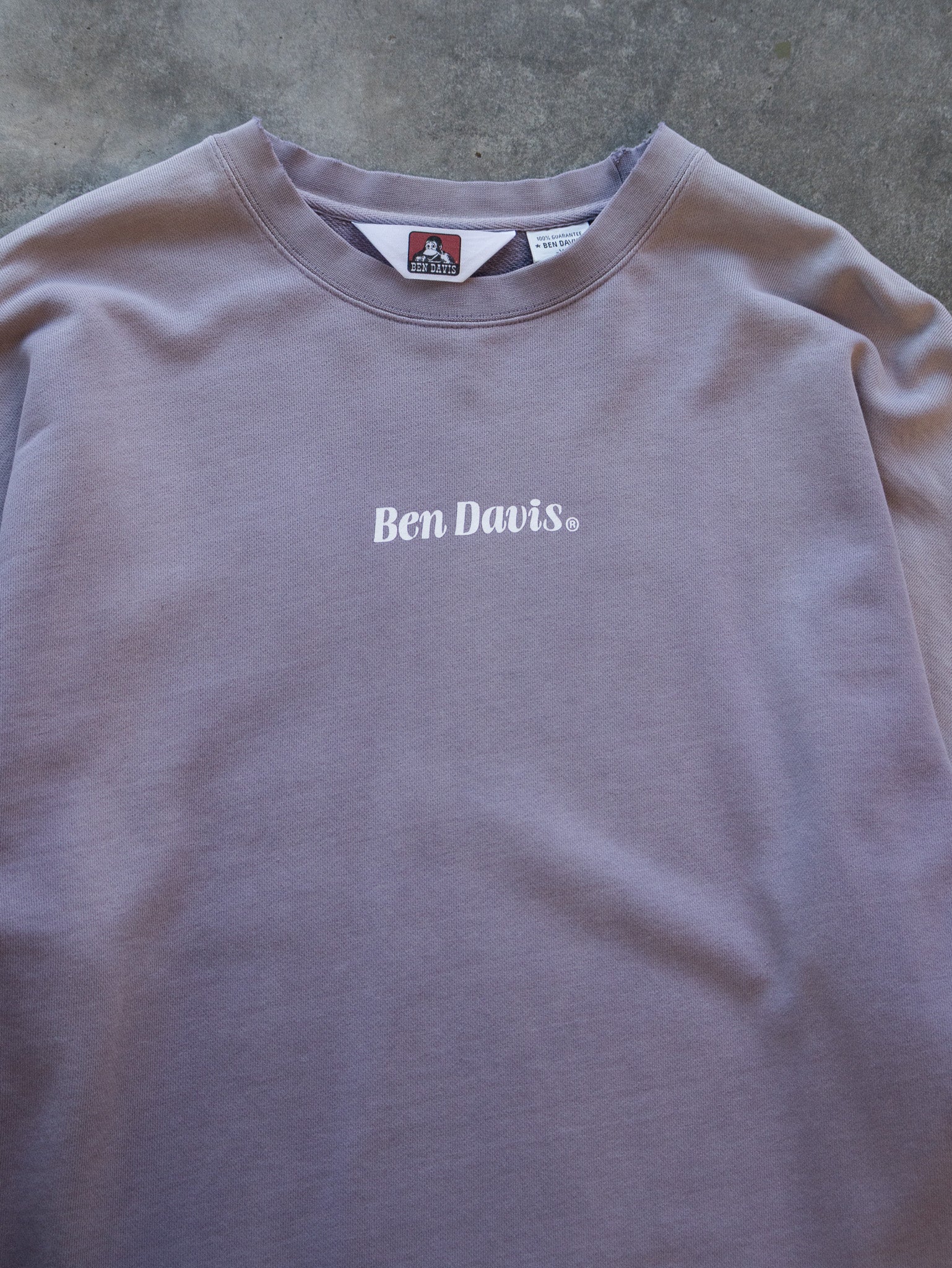Vintage Faded Purple Ben Davis Sweatshirt (XL)