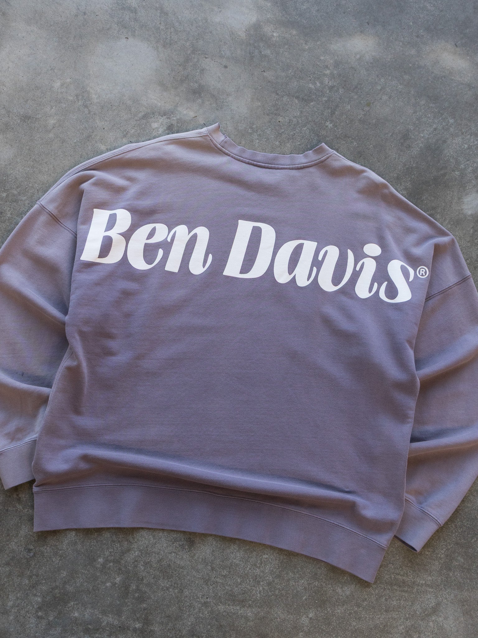 Vintage Faded Purple Ben Davis Sweatshirt (XL)