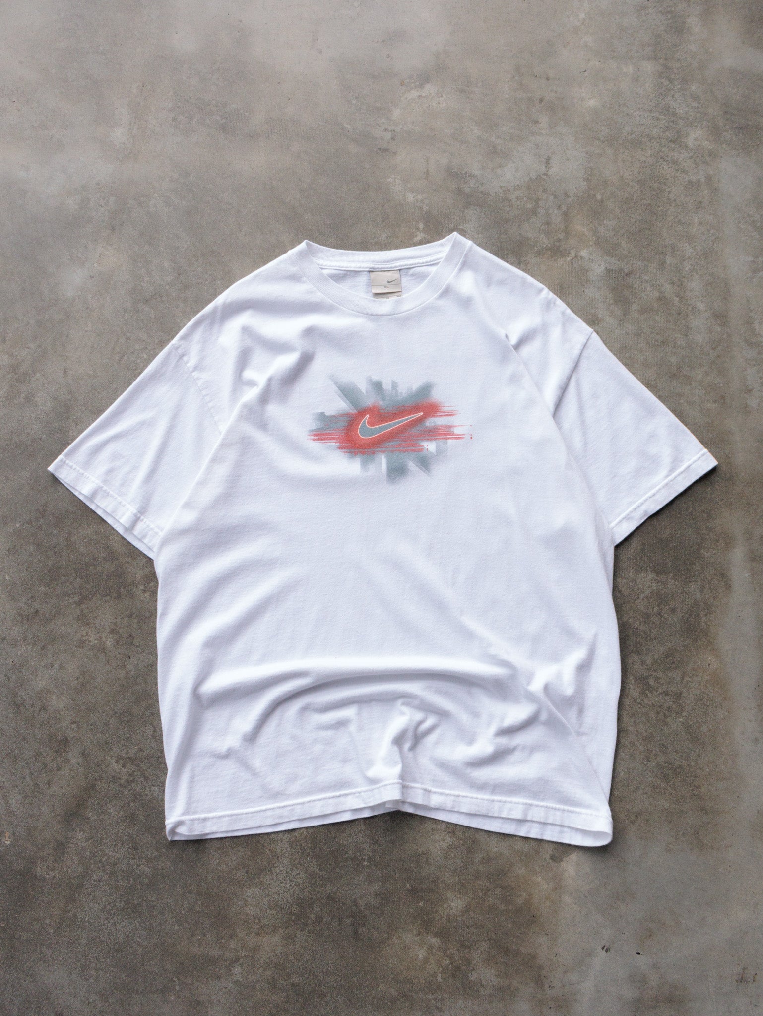 Vintage 00s White Nike Max Air Graphic Tee (XL)