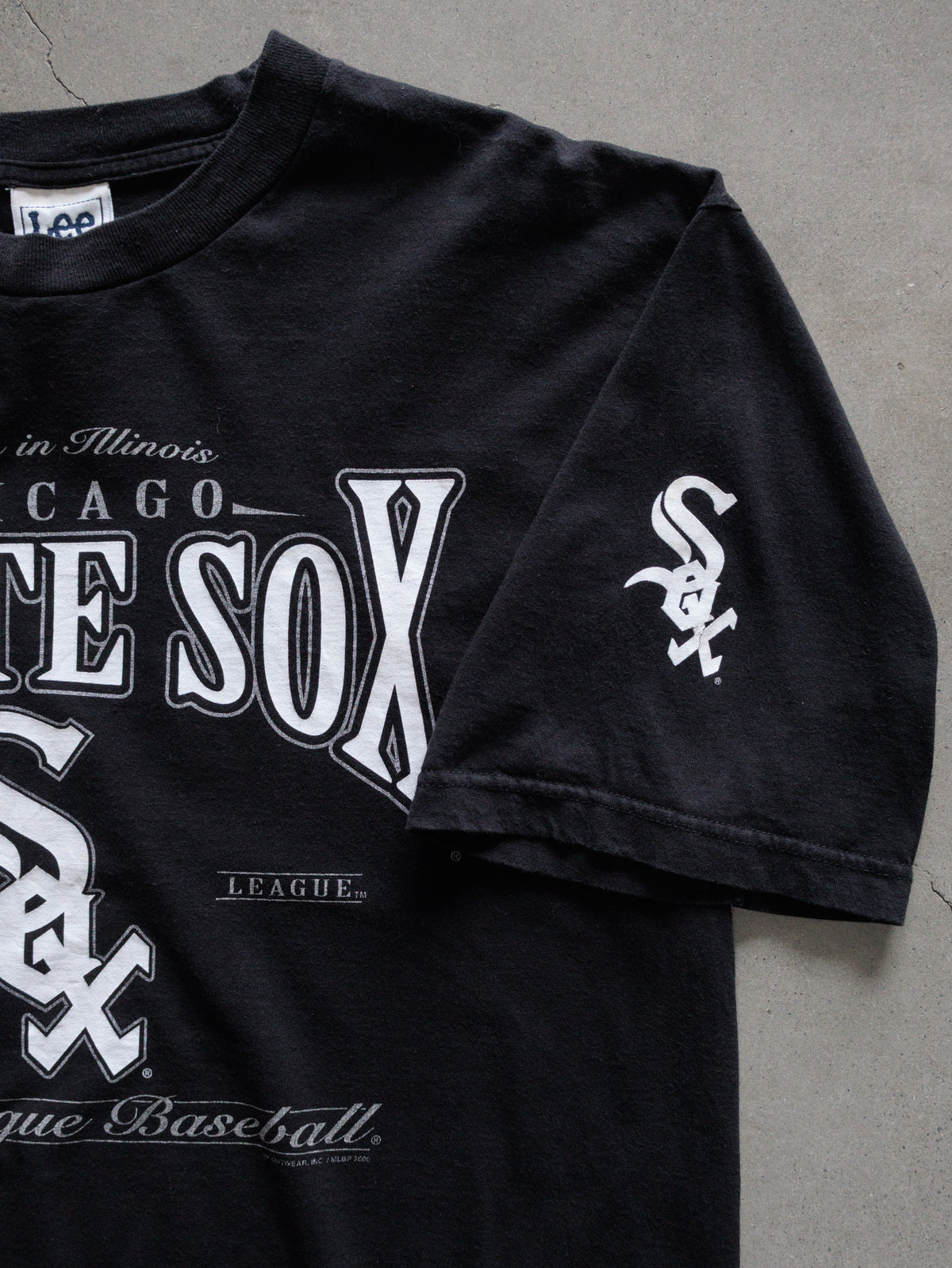 Vintage 00s Black Lee Sport Chicago White Sox Tee (-)