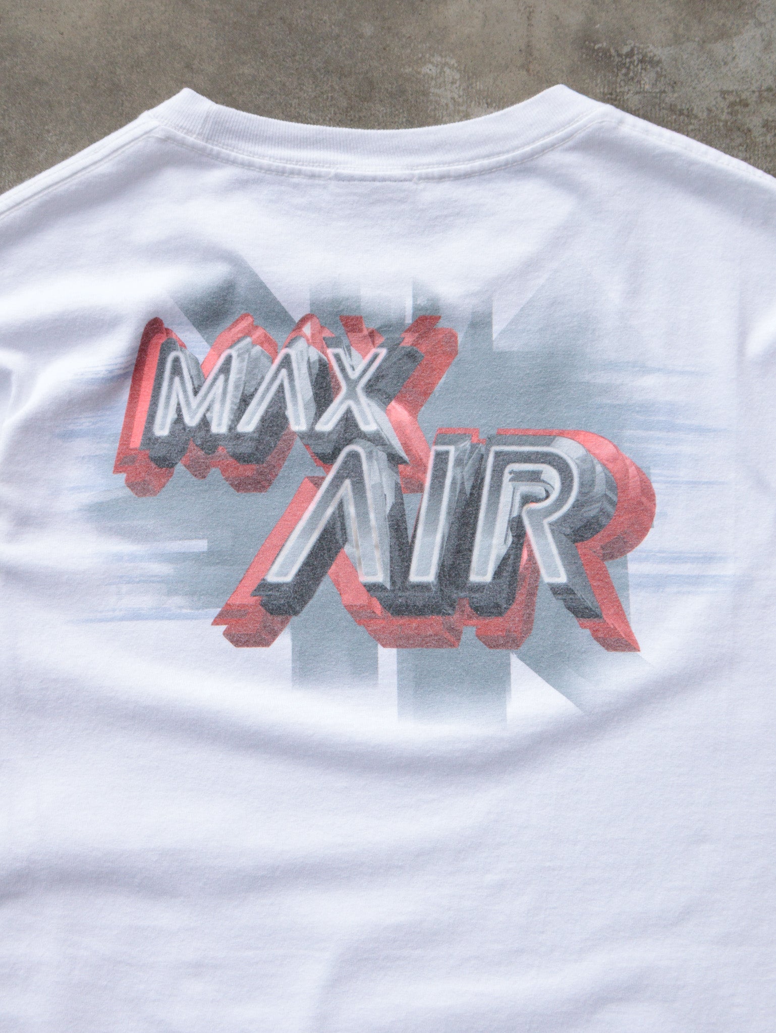 Vintage 00s White Nike Max Air Graphic Tee (XL)