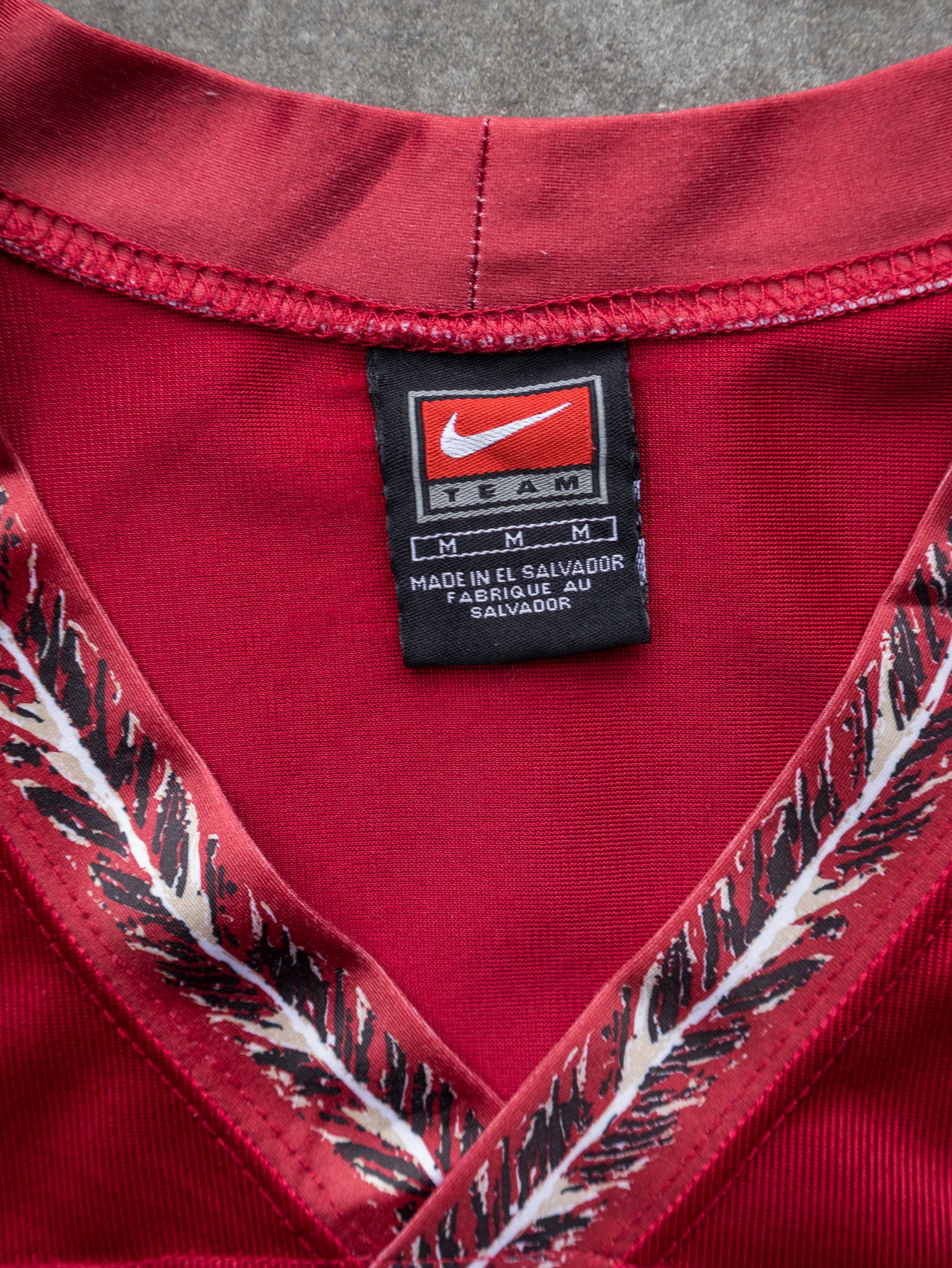 Vintage 00s Maroon Nike Florida State Seminoles Jersey (M)