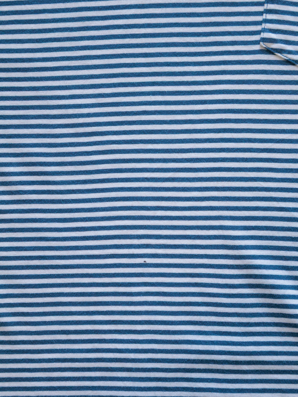 Vintage 00s Blue Striped Tommy Hilfiger Pocket Tee (L)
