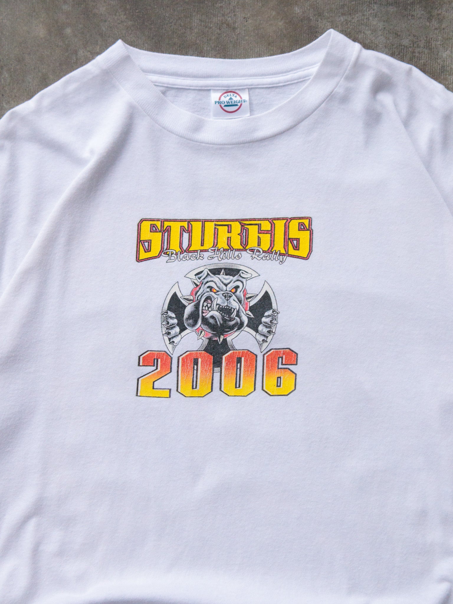 Vintage 2006 White Sturgis Black Hills Rally Tee (L)