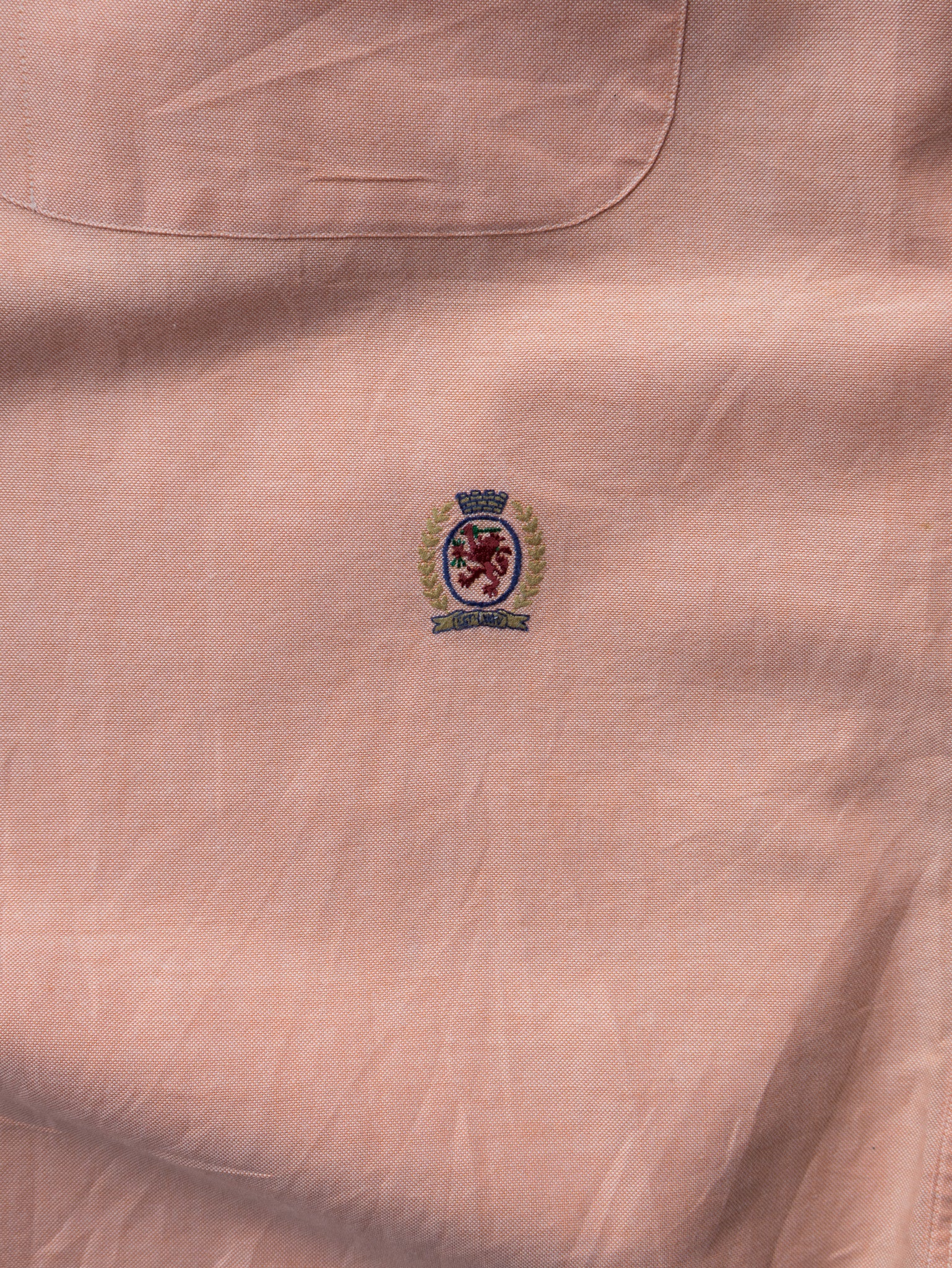 Vintage 90s Peach Tommy Hilfiger Shirt (L)