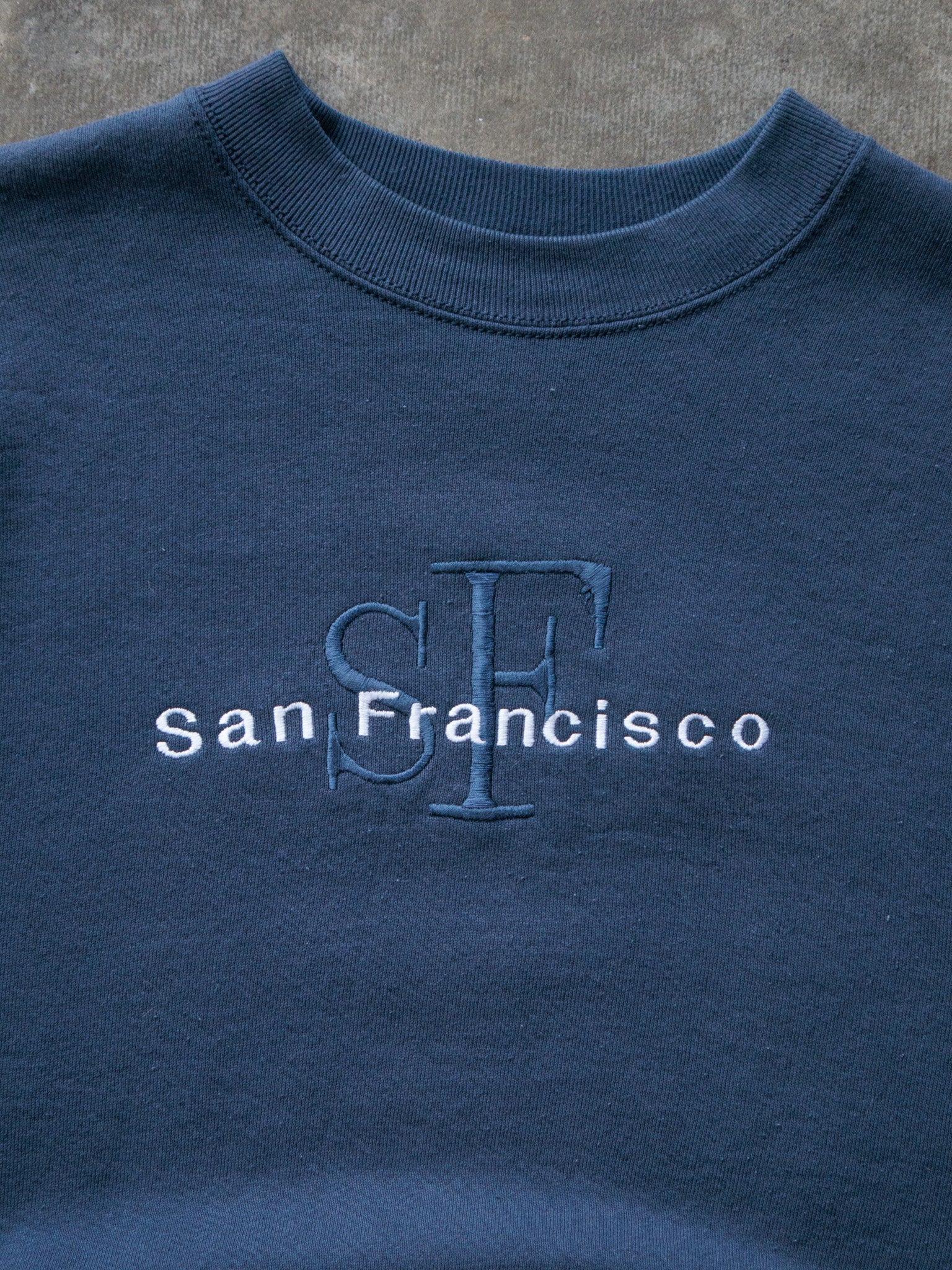 Vintage 90s Navy San Francisco Sweatshirt (L)