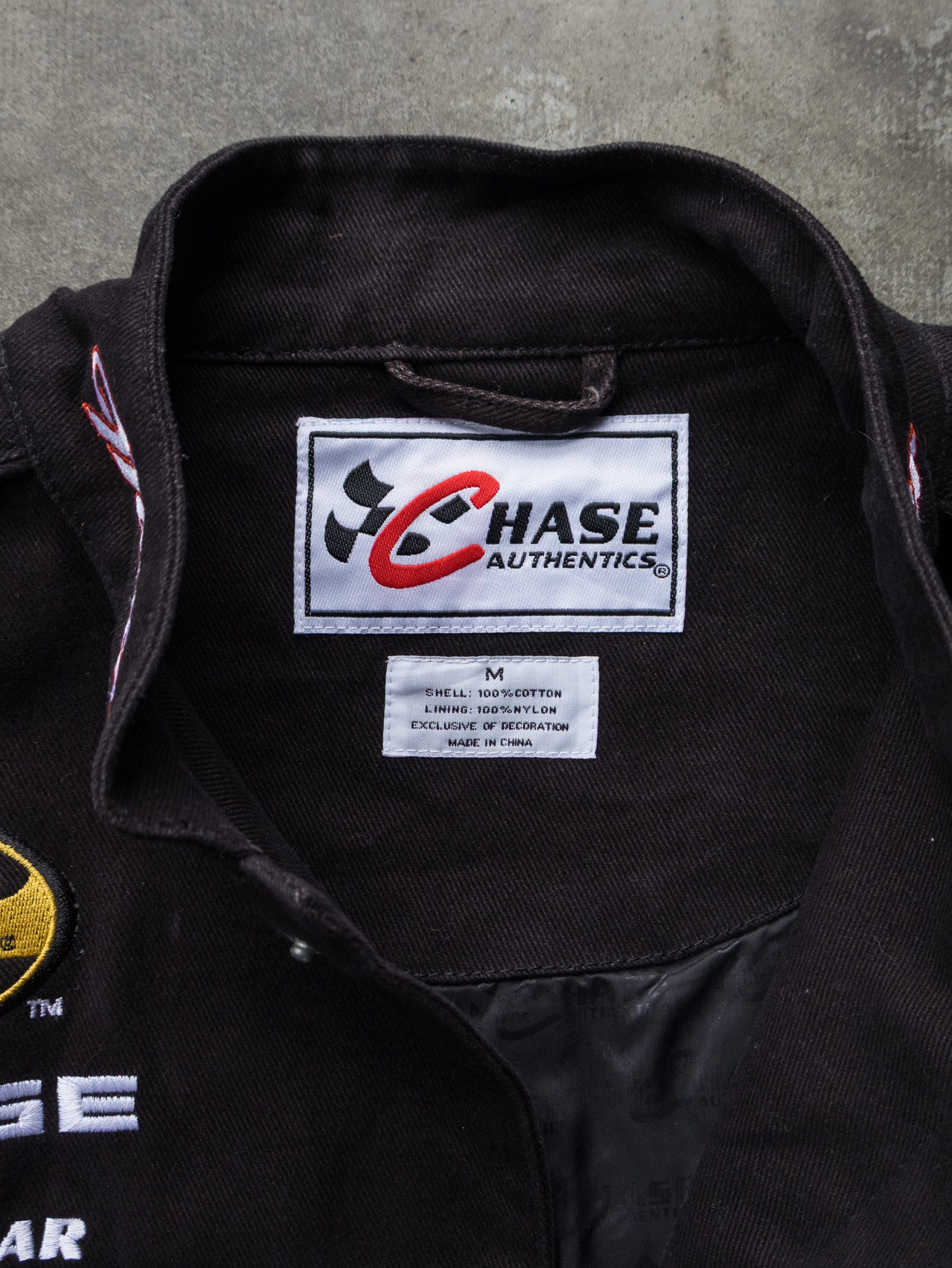 Vintage 00s Black Rusty Wallace Miller Lite NASCAR Jacket (M)