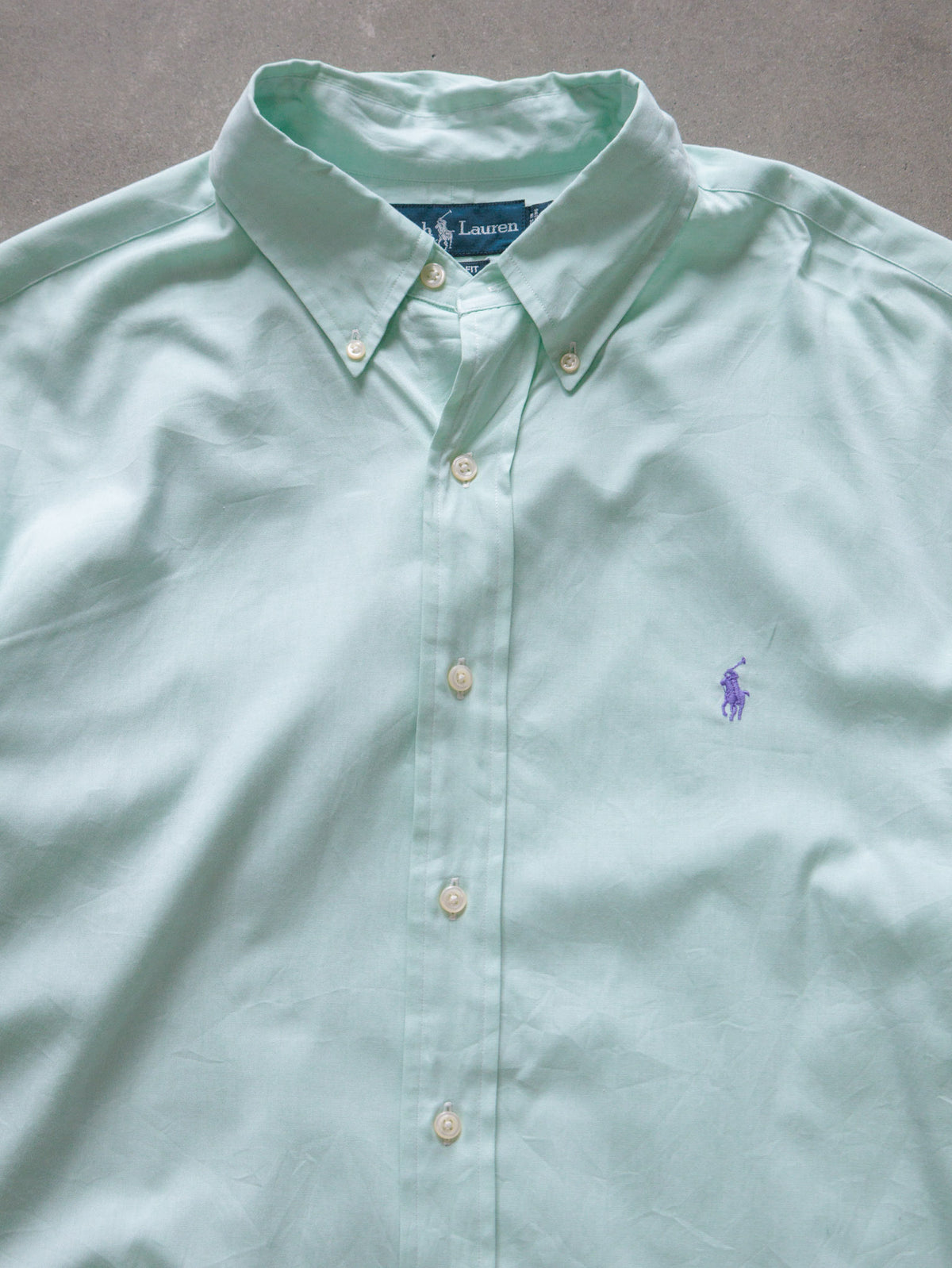 Vintage Green Ralph Lauren Shirt (XL)