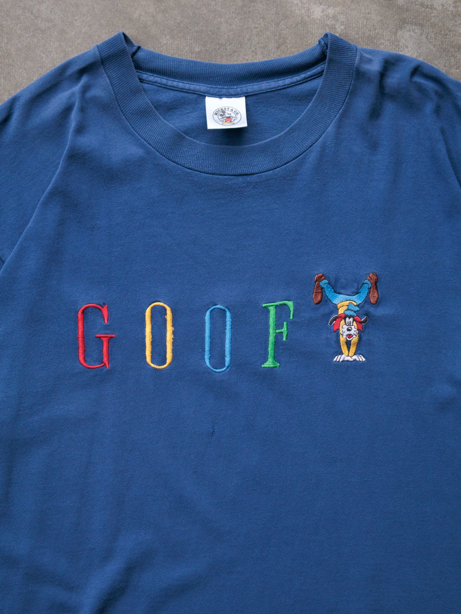 Vintage 90s Blue Disney Goofy Tee (XL)