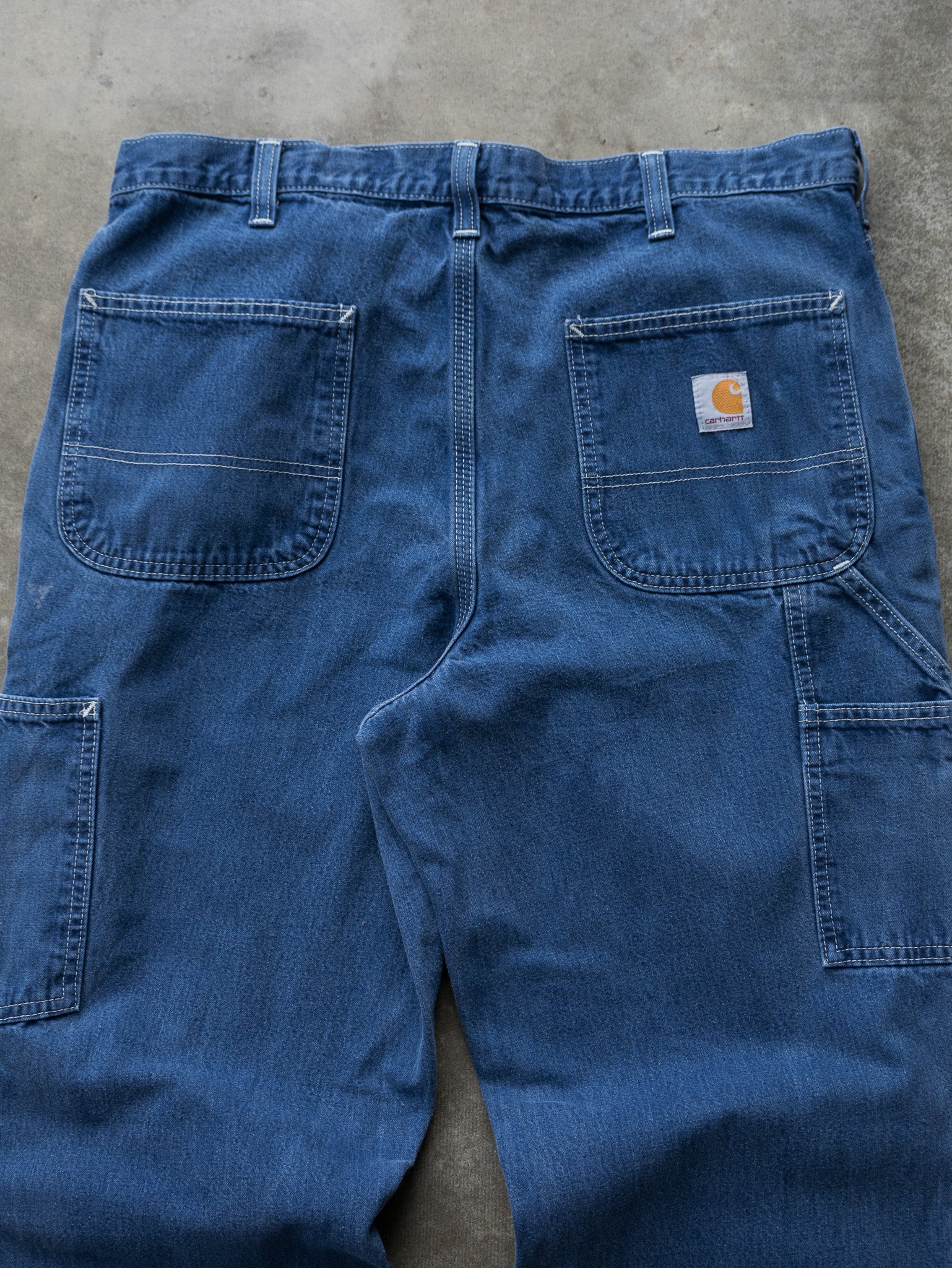 Vintage Blue Carhartt Carpenter Jeans (W34)