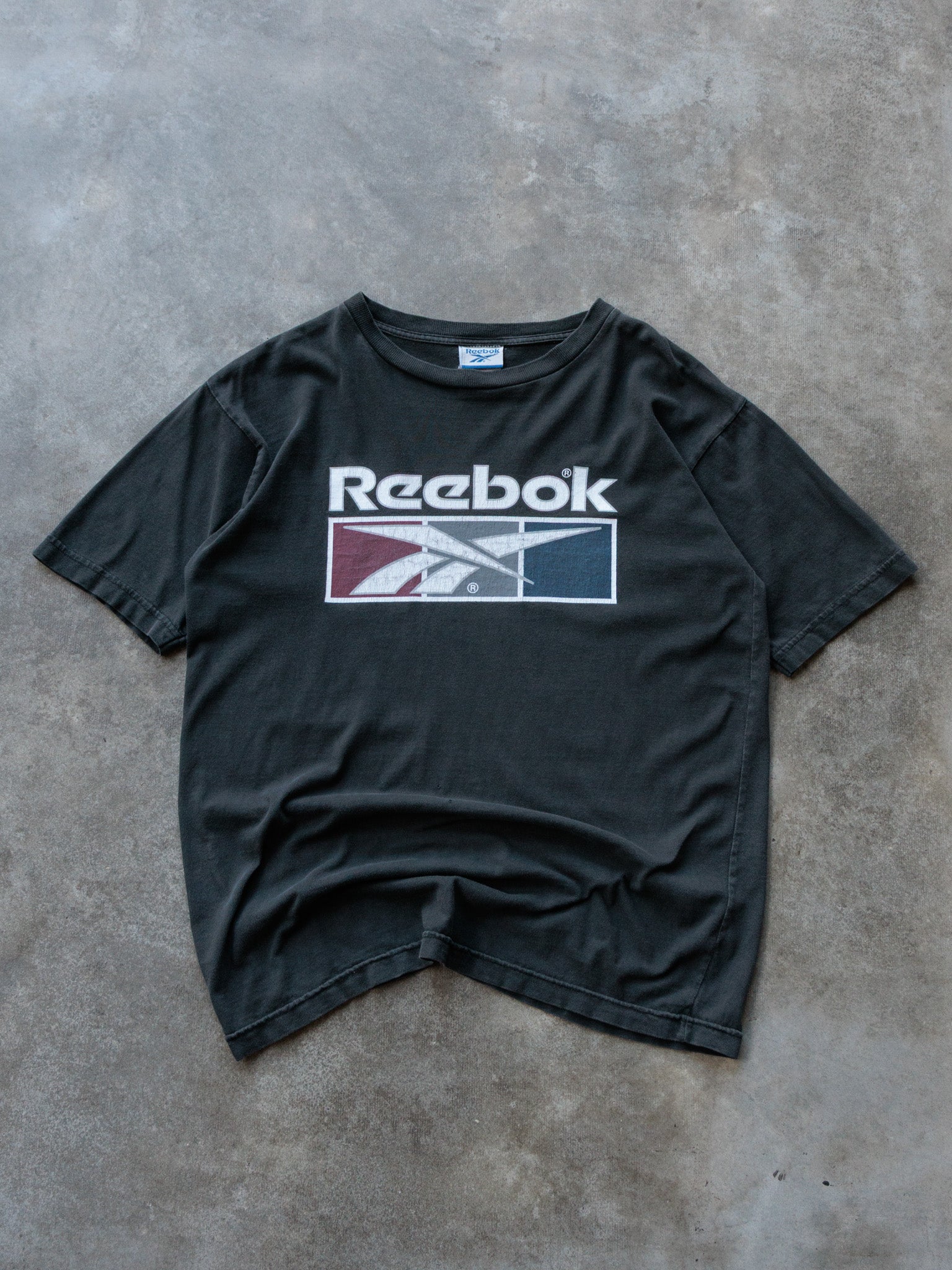 Vintage 90s Black Reebok Tee (XL)