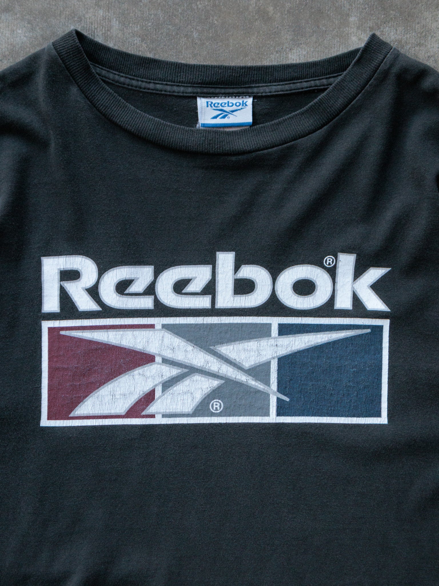Vintage 90s Black Reebok Tee (XL)