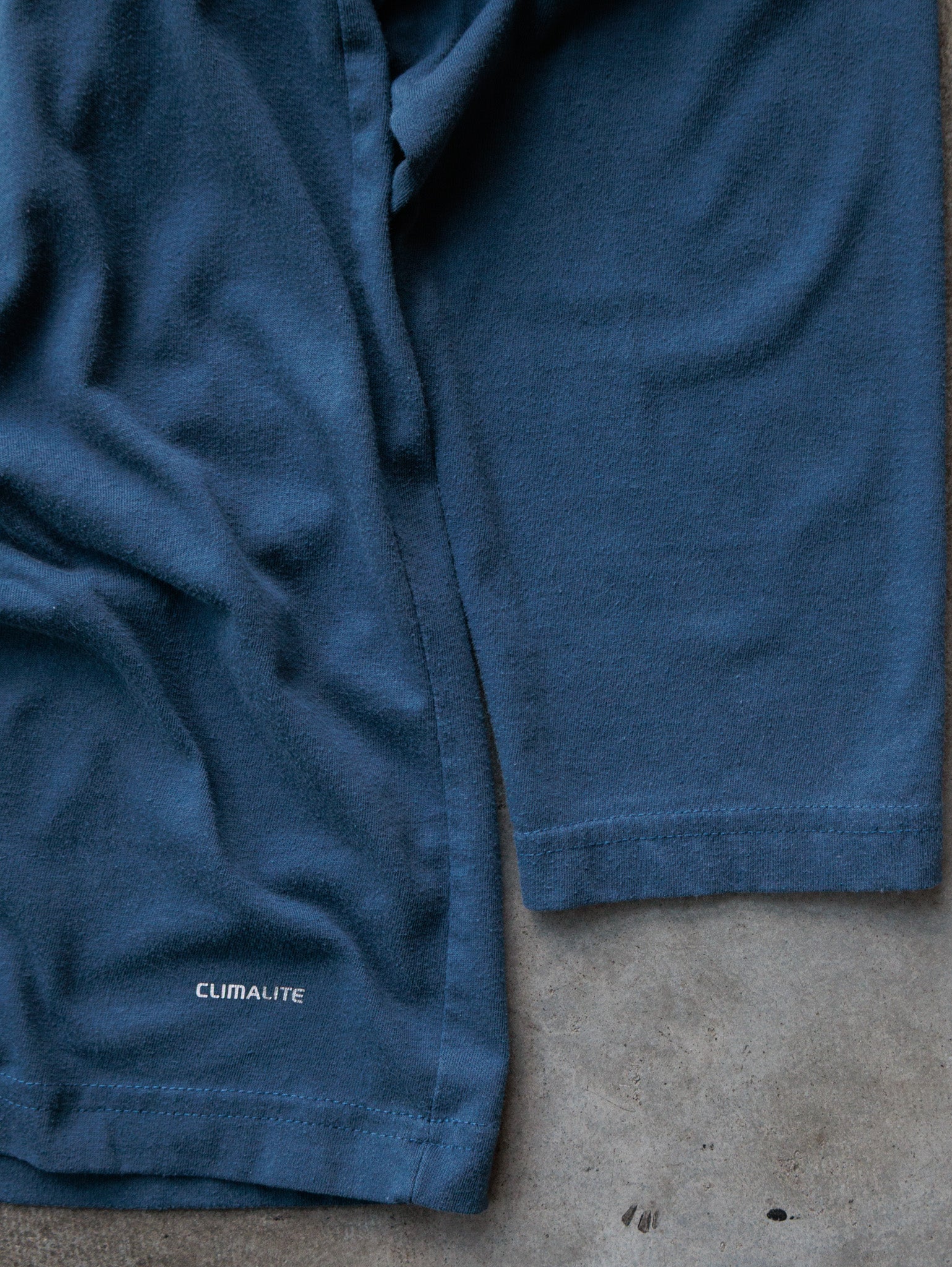 Vintage 90s Navy Adidas Long Sleeve Tee (L)