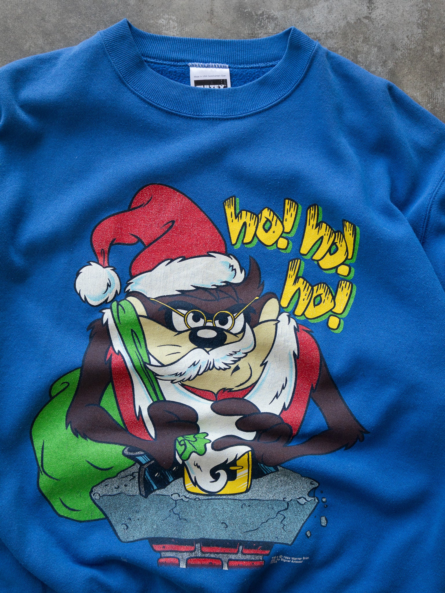 Vintage 1994 Taz Christmas Sweatshirt (L)