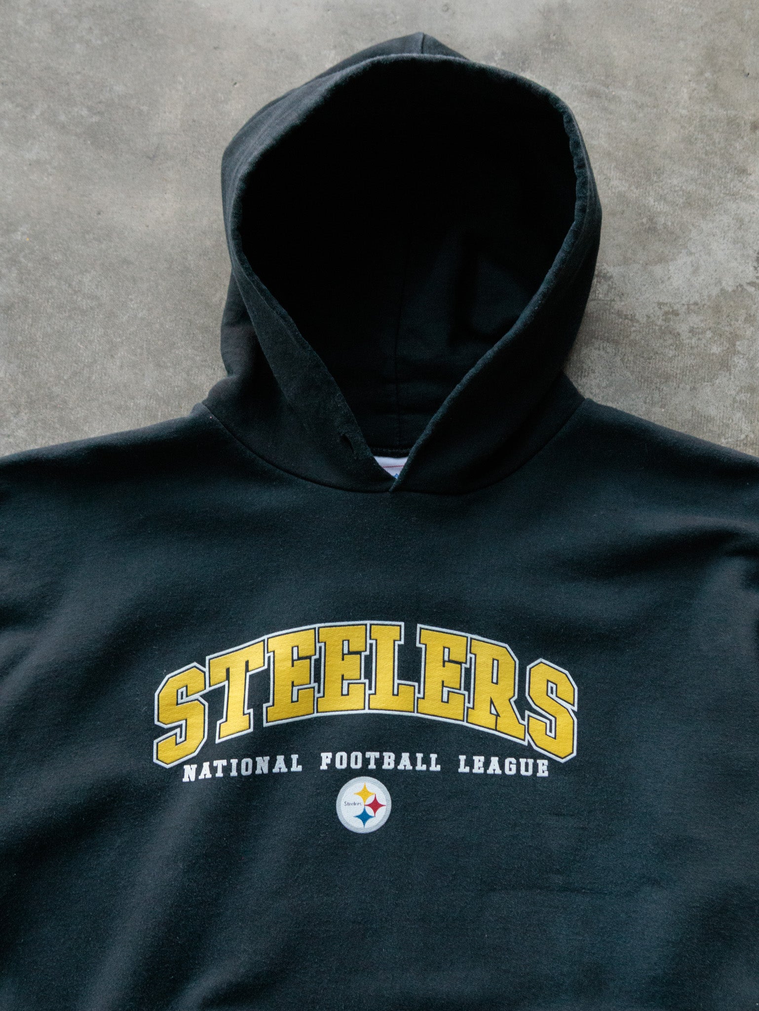 Vintage 00s Black Pittsburgh Steelers Hoodie (L)