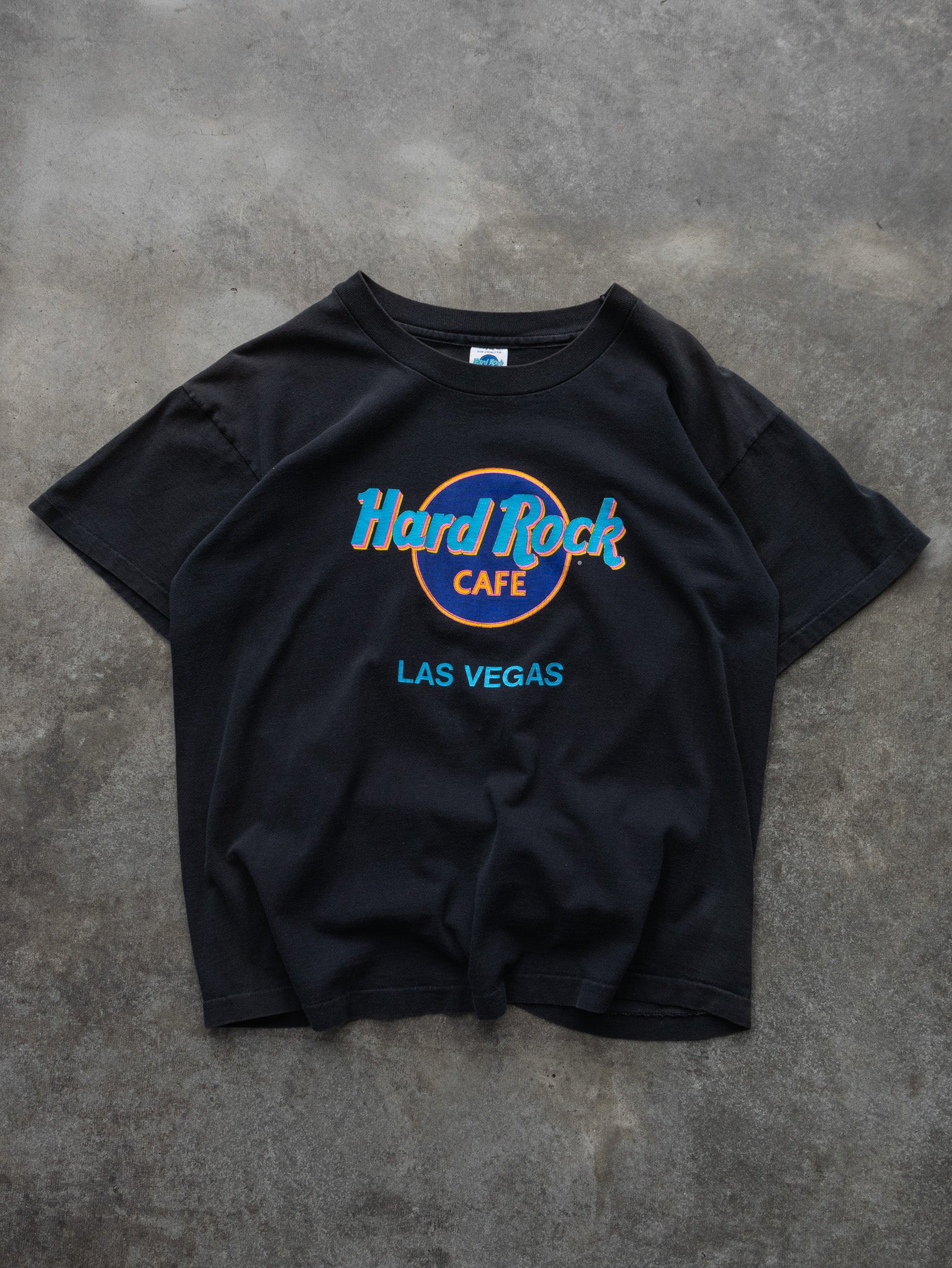 Vintage 90s Black Hard Rock Cafe Las Vegas Tee (L)