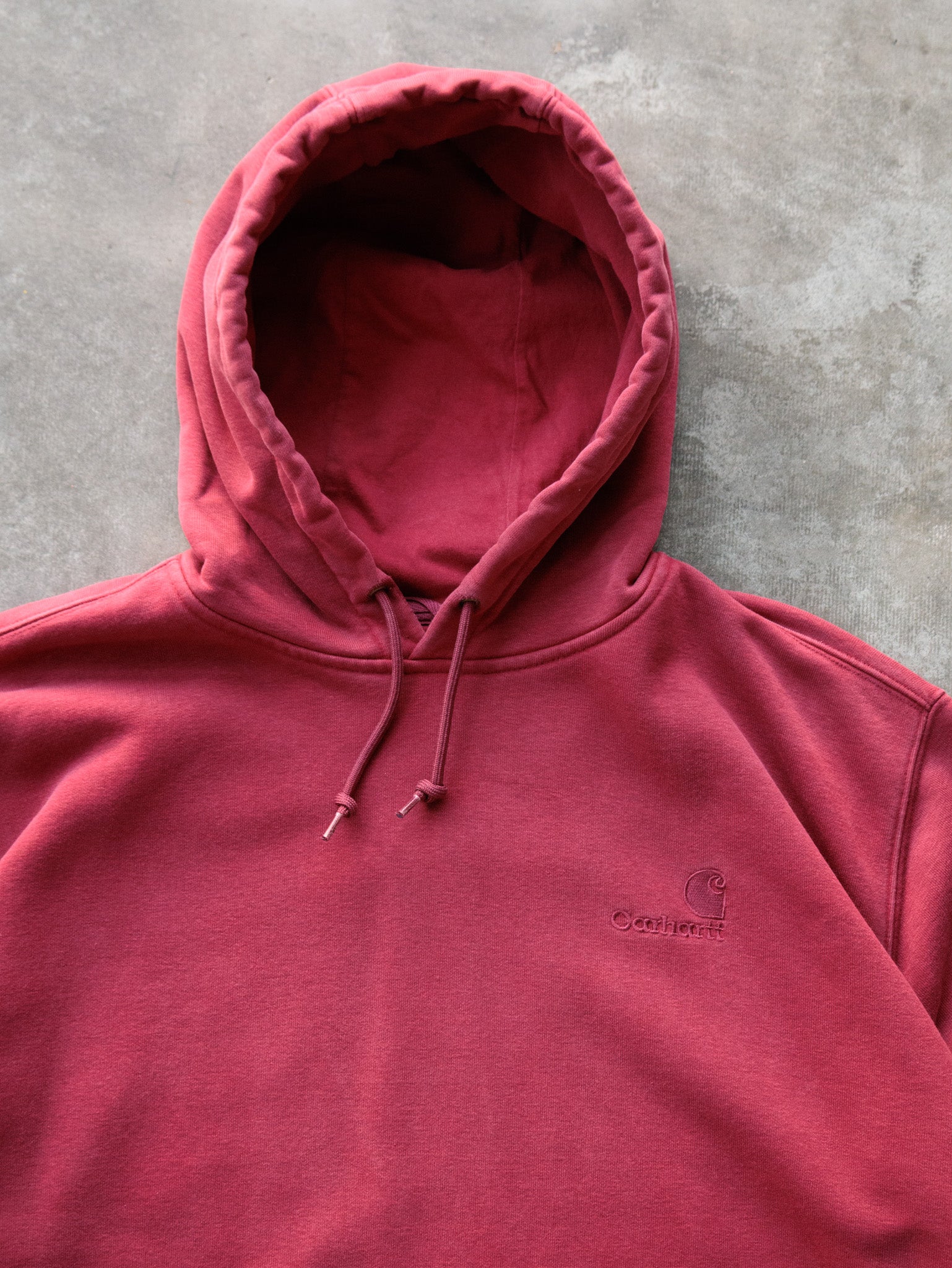 Vintage 00s Red Carhartt Hoodie (XL)