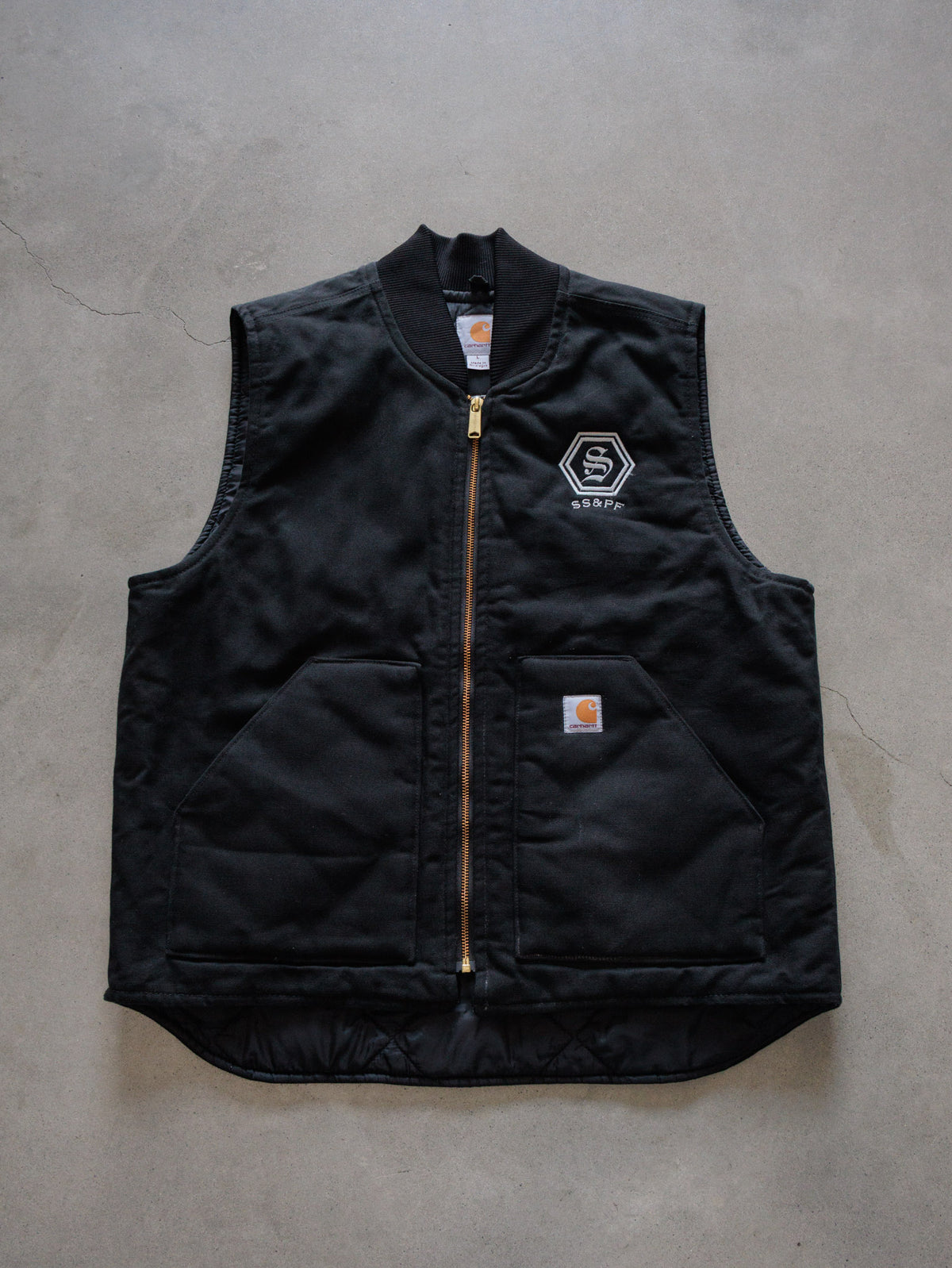Vintage Black Carhartt Vest (L)