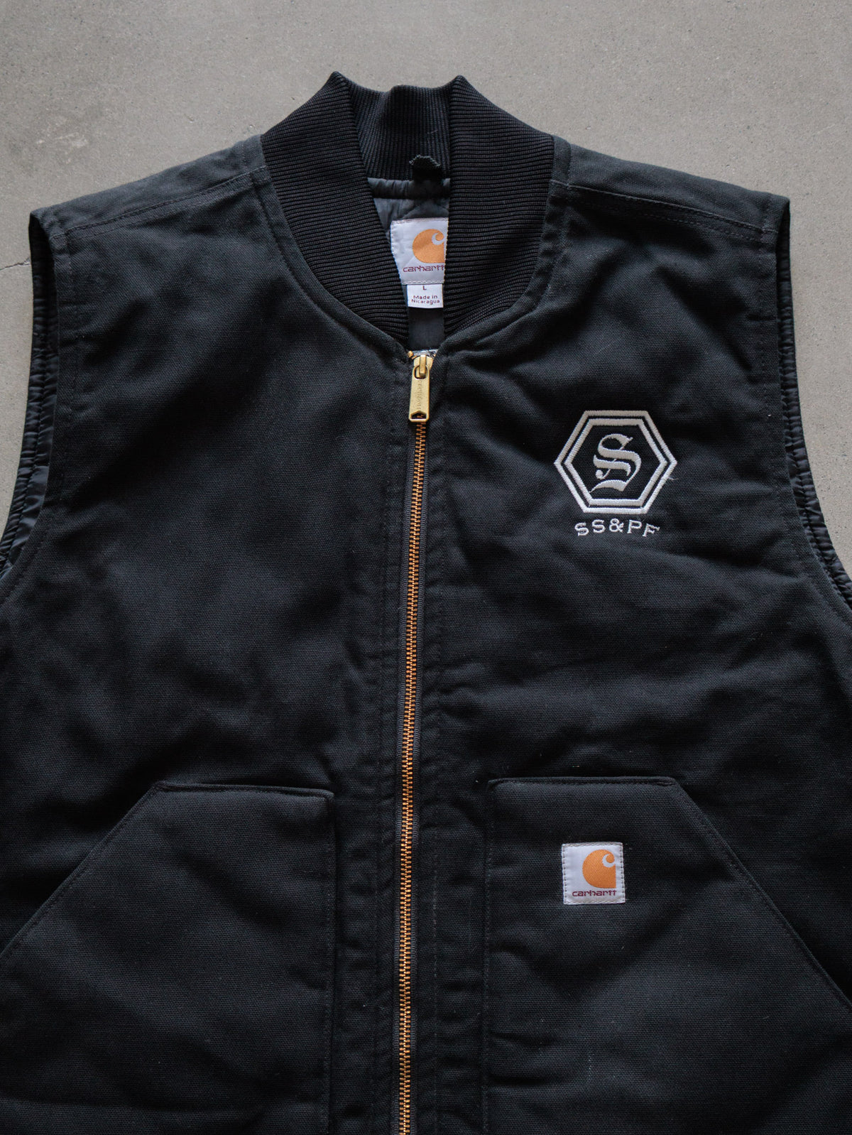 Vintage Black Carhartt Vest (L)