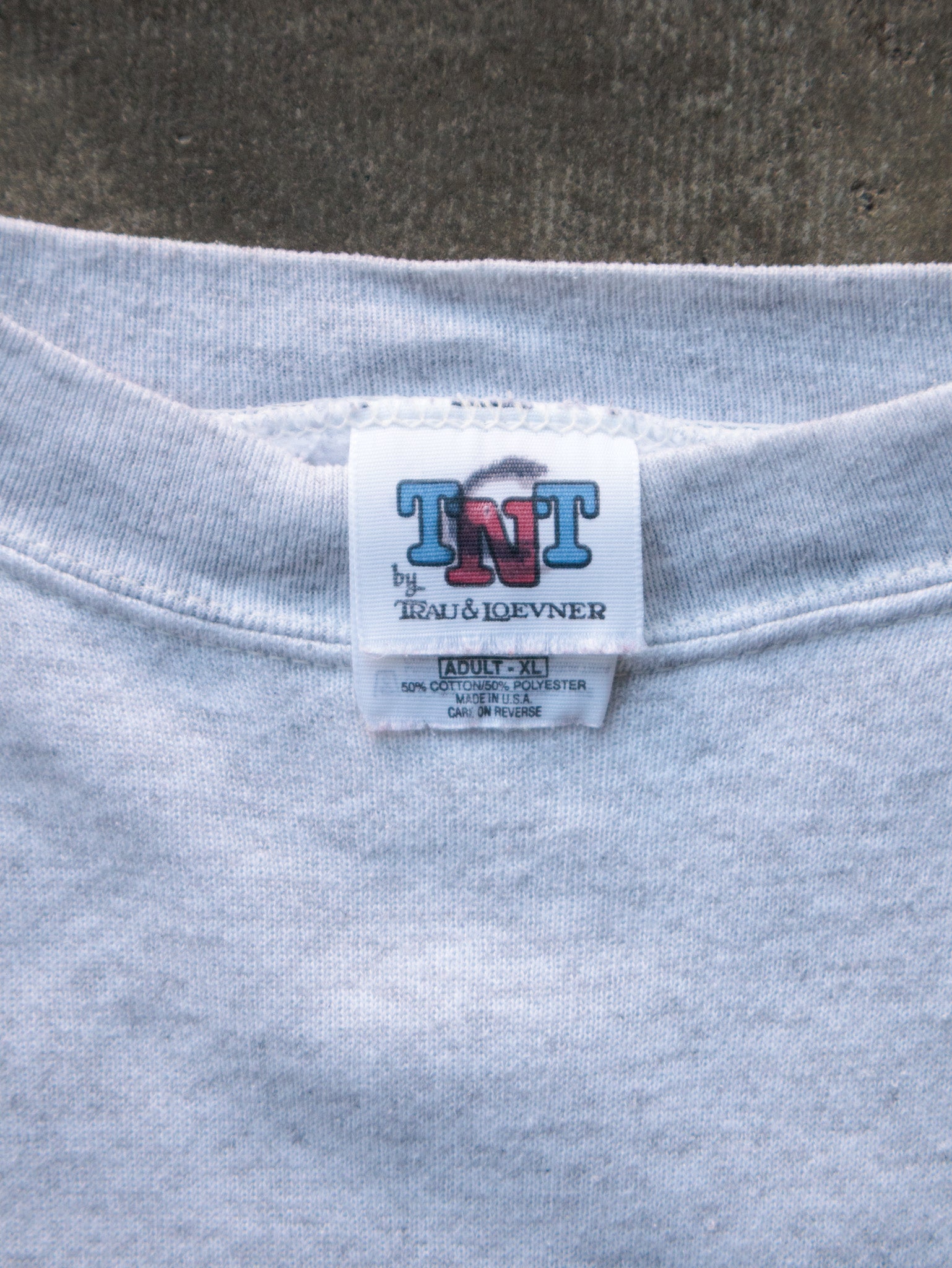 Vintage 90s Grey Kansas State University Sweatshirt (XL)