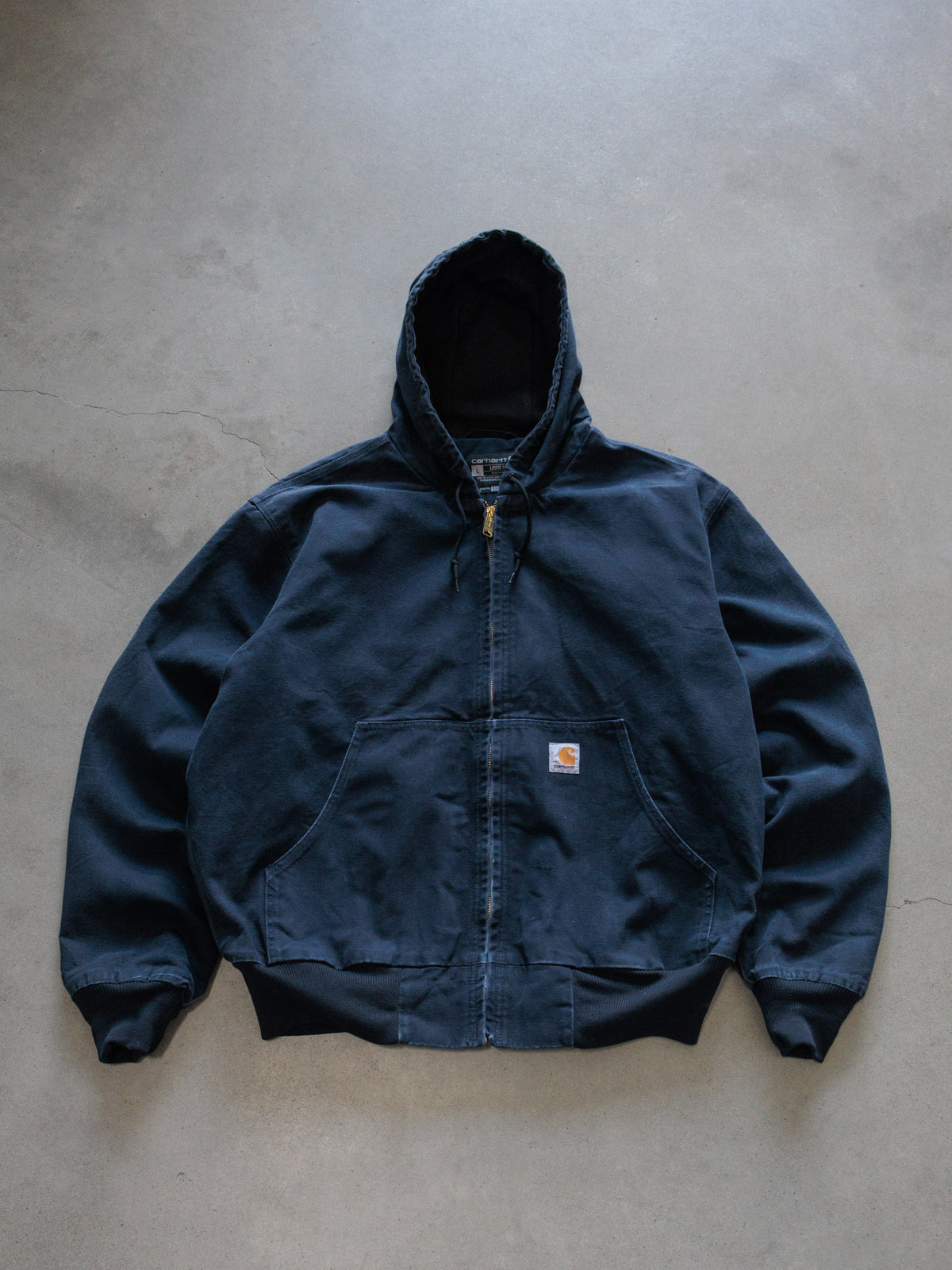 Vintage Navy Carhartt Active Jacket (L)