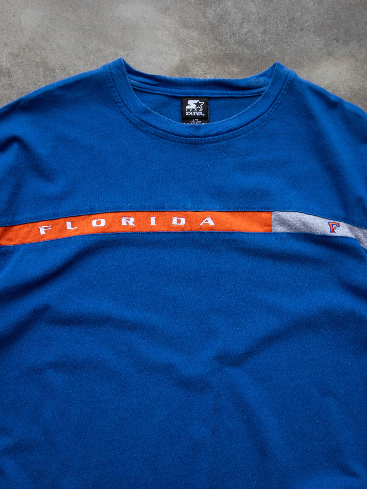Vintage 00s Blue Florida Gators Starter Tee (L)