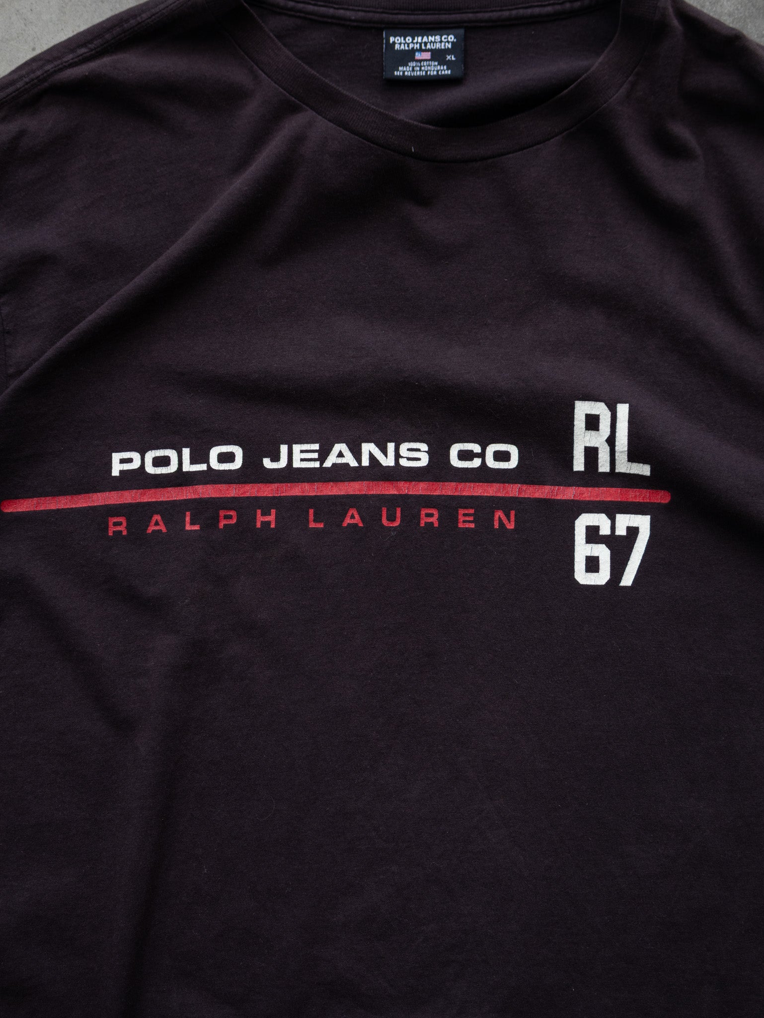 Vintage 00s Black Polo Jeans Co. Ralph Lauren Tee (XL)