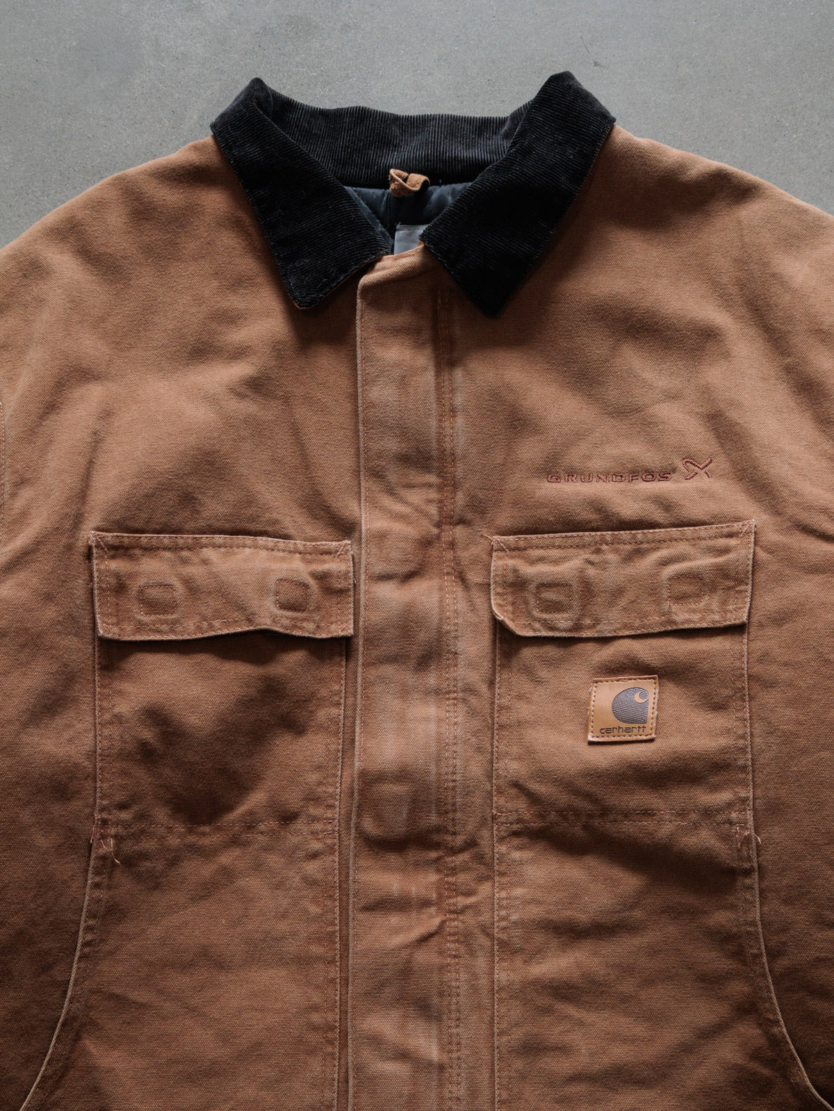 Vintage Carhartt C26 BRN 'Brown' Traditional Coat (2XL)