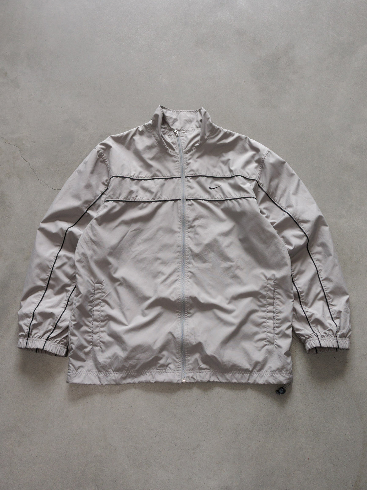 Vintage 00s Beige Nike Windbreaker (L)