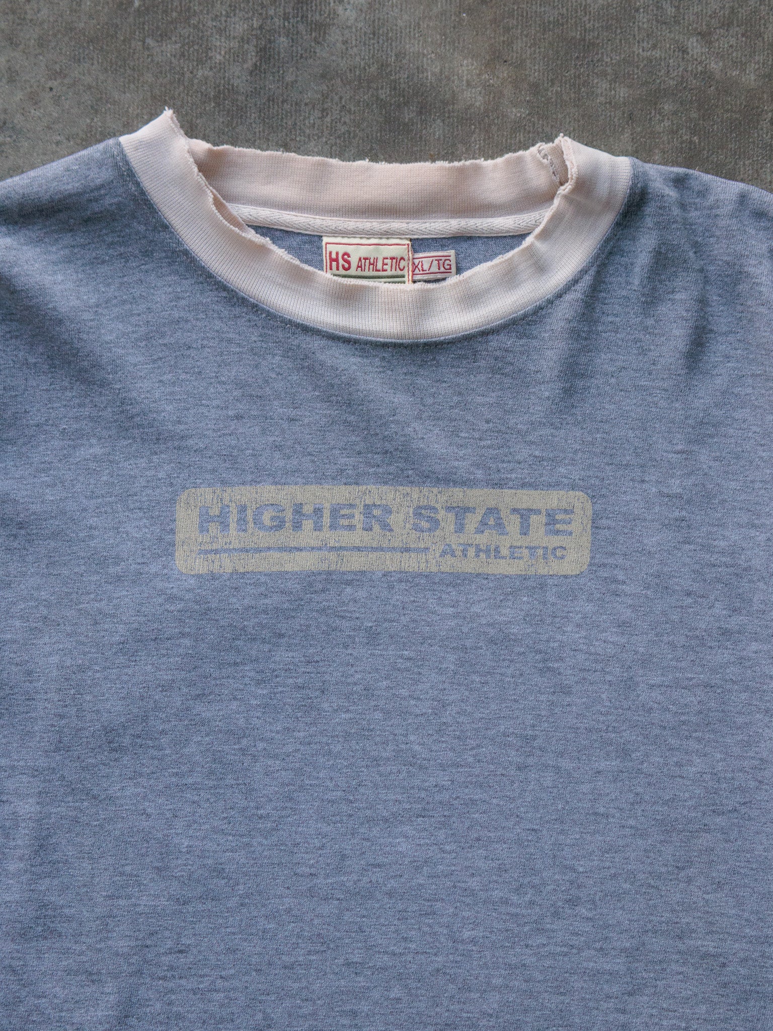 Vintage Grey Higher State Athletic Long Sleeve Tee (XL)