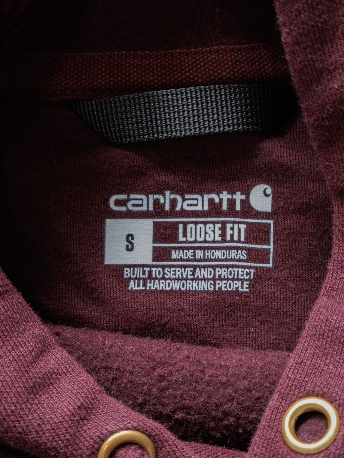 Vintage Red Carhartt Hoodie (S)