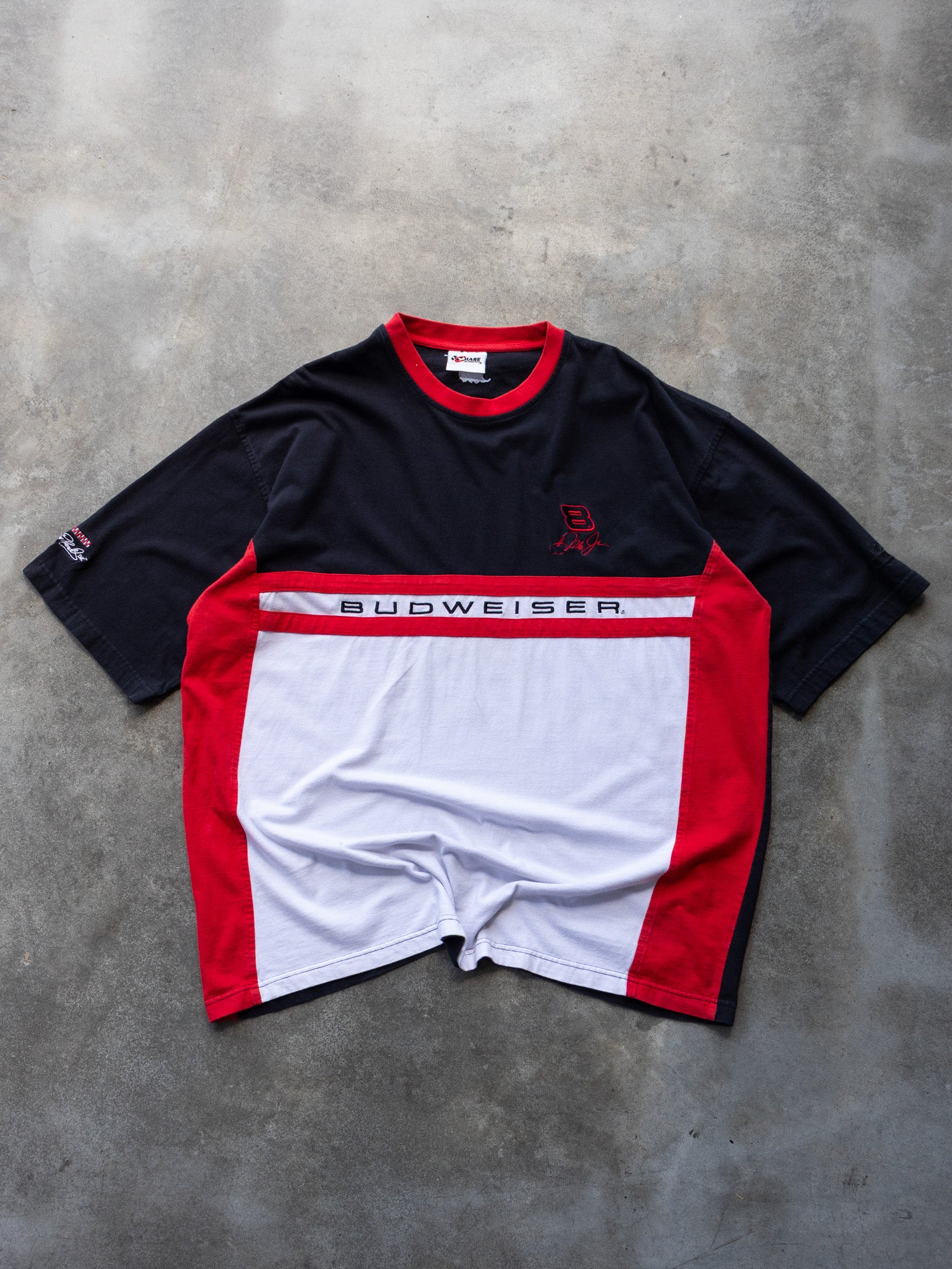Vintage 00s Budweiser Dale Earnhardt Jr. NASCAR Tee (XL)