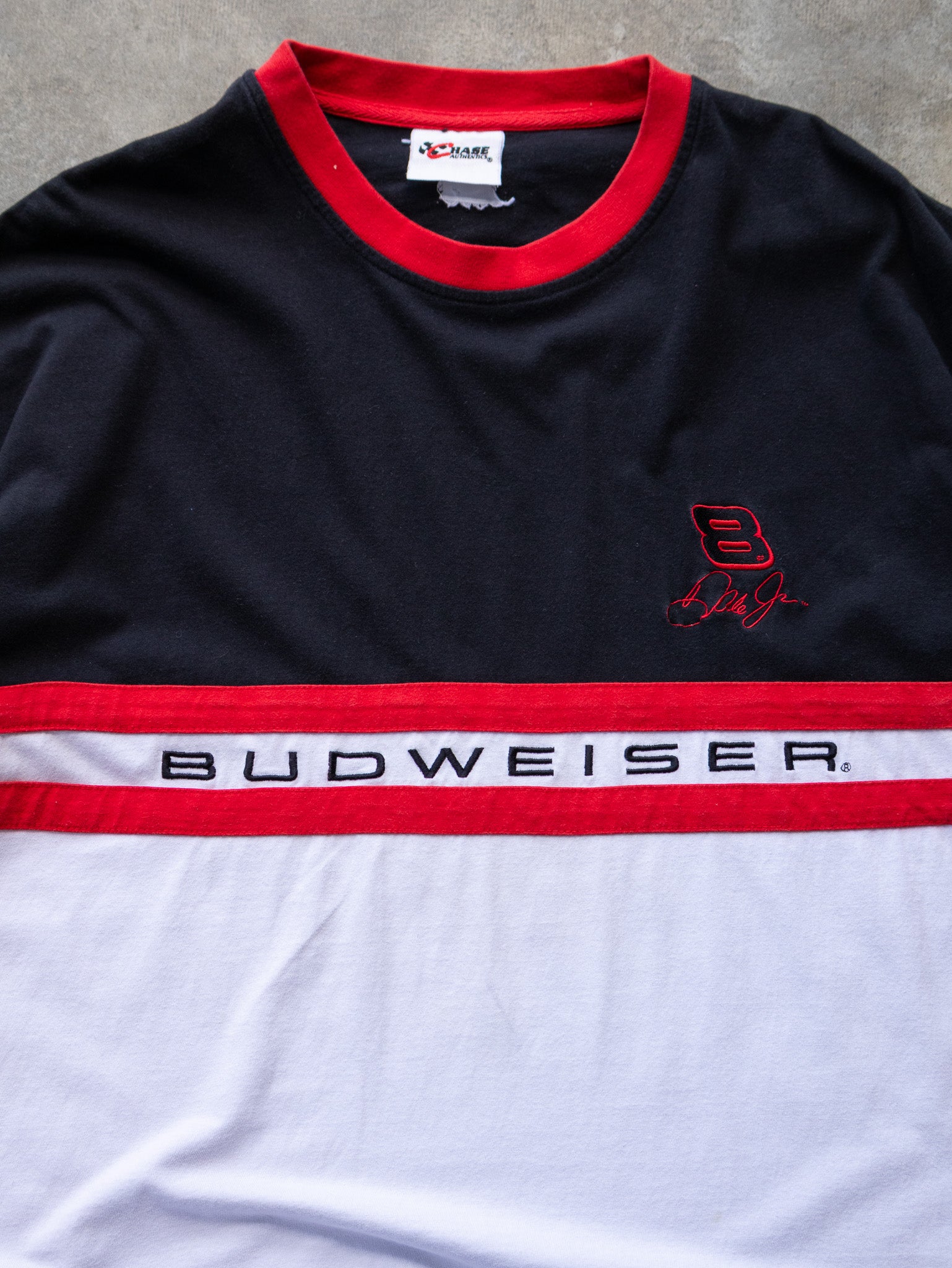 Vintage 00s Budweiser Dale Earnhardt Jr. NASCAR Tee (XL)