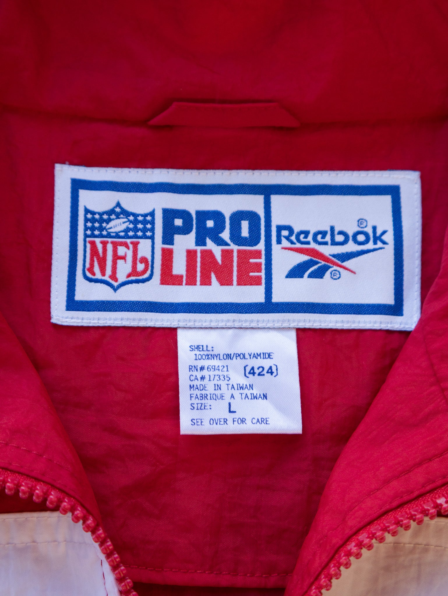 Vintage Reebok Kansas City Chiefs Pro Line Jacket (L)