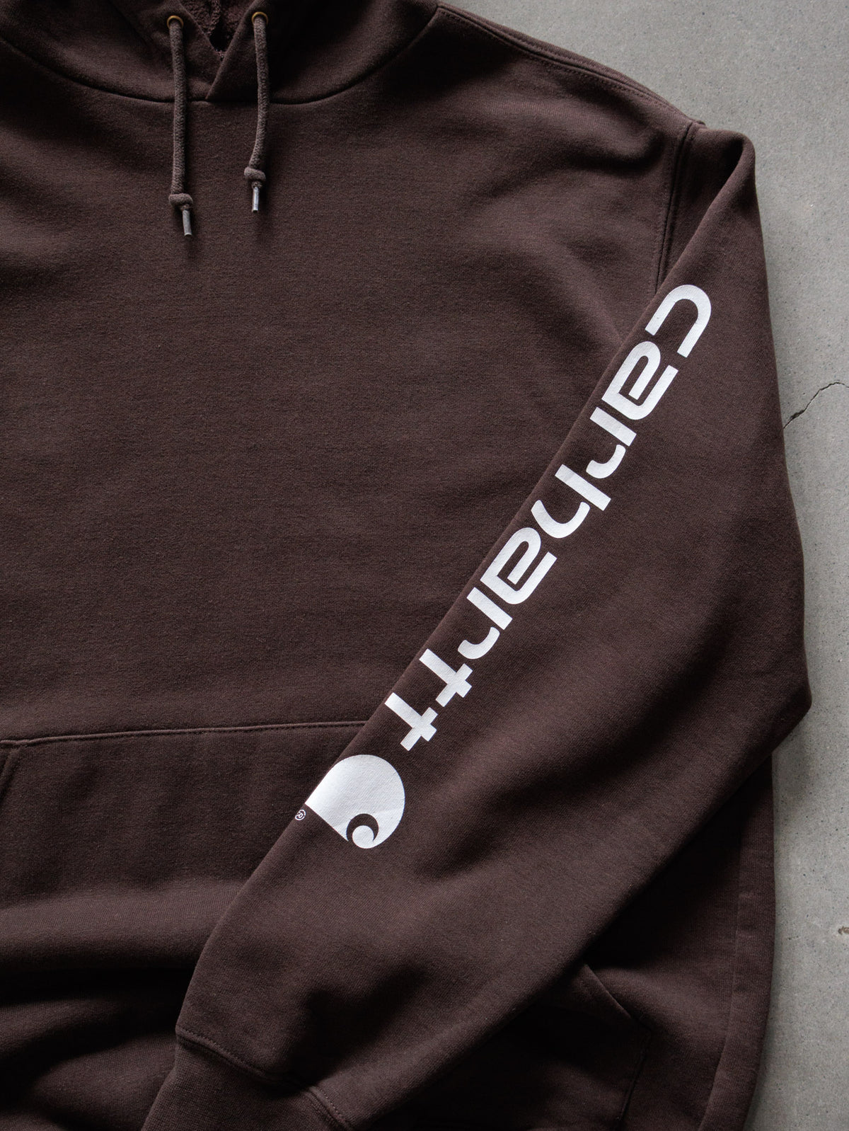 Vintage Brown Carhartt Hoodie (M)
