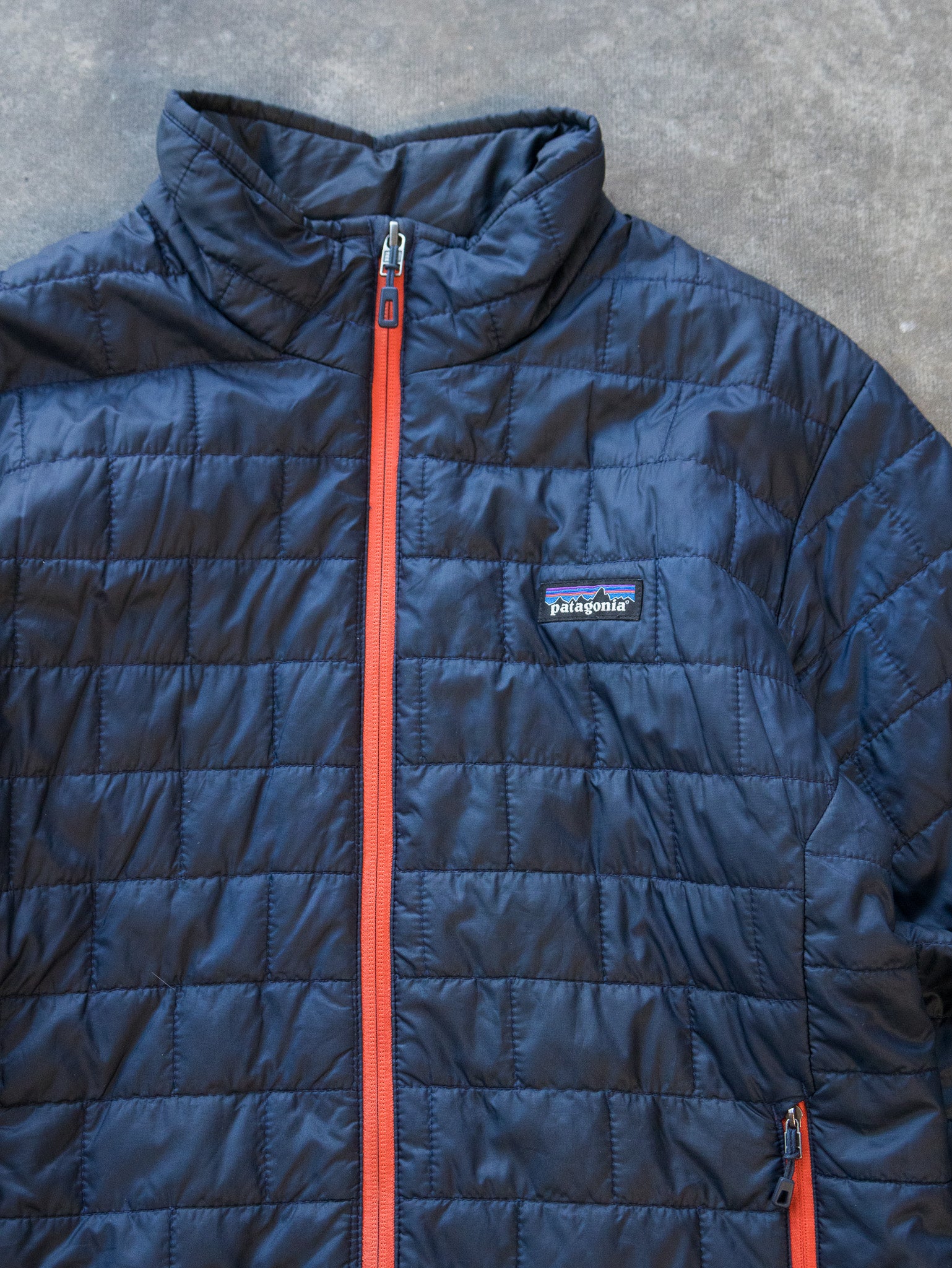 Vintage Navy Patagonia Nano Puff Jacket (S)
