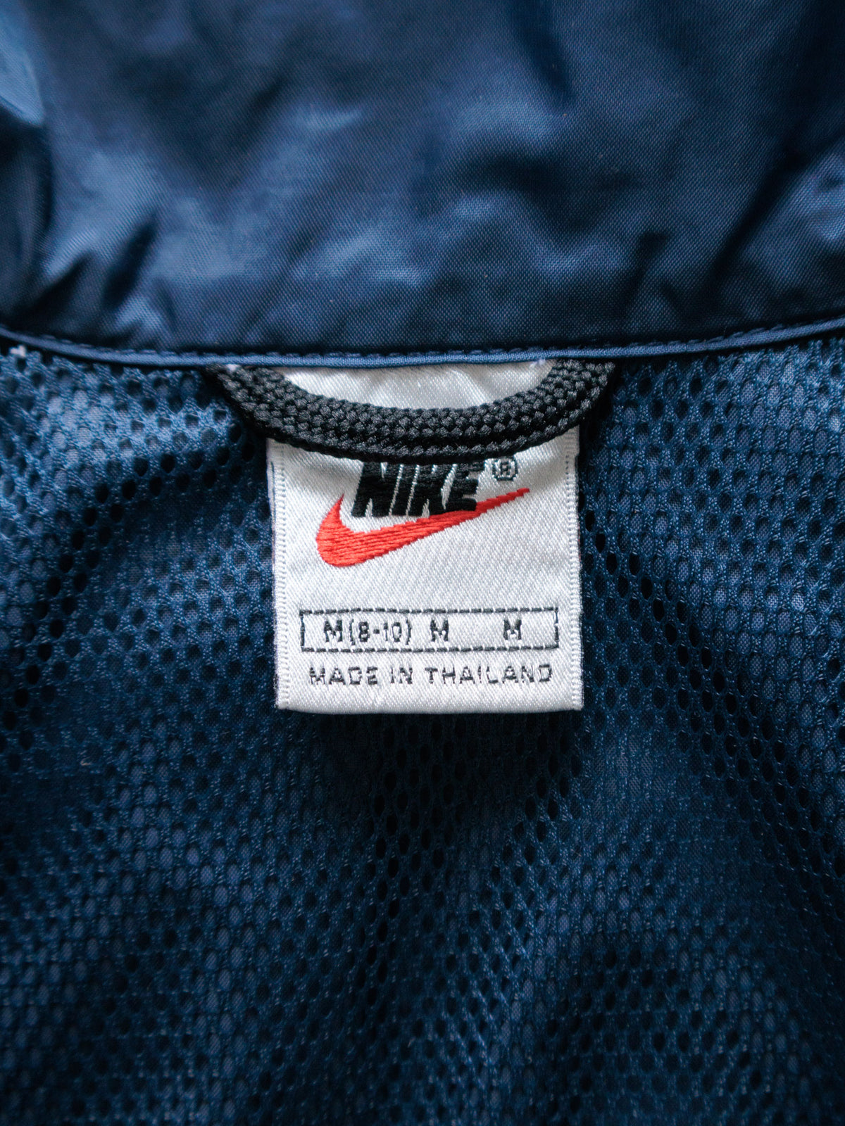 Vintage 90s Navy Nike Colourblock Windbreaker (Women's M)