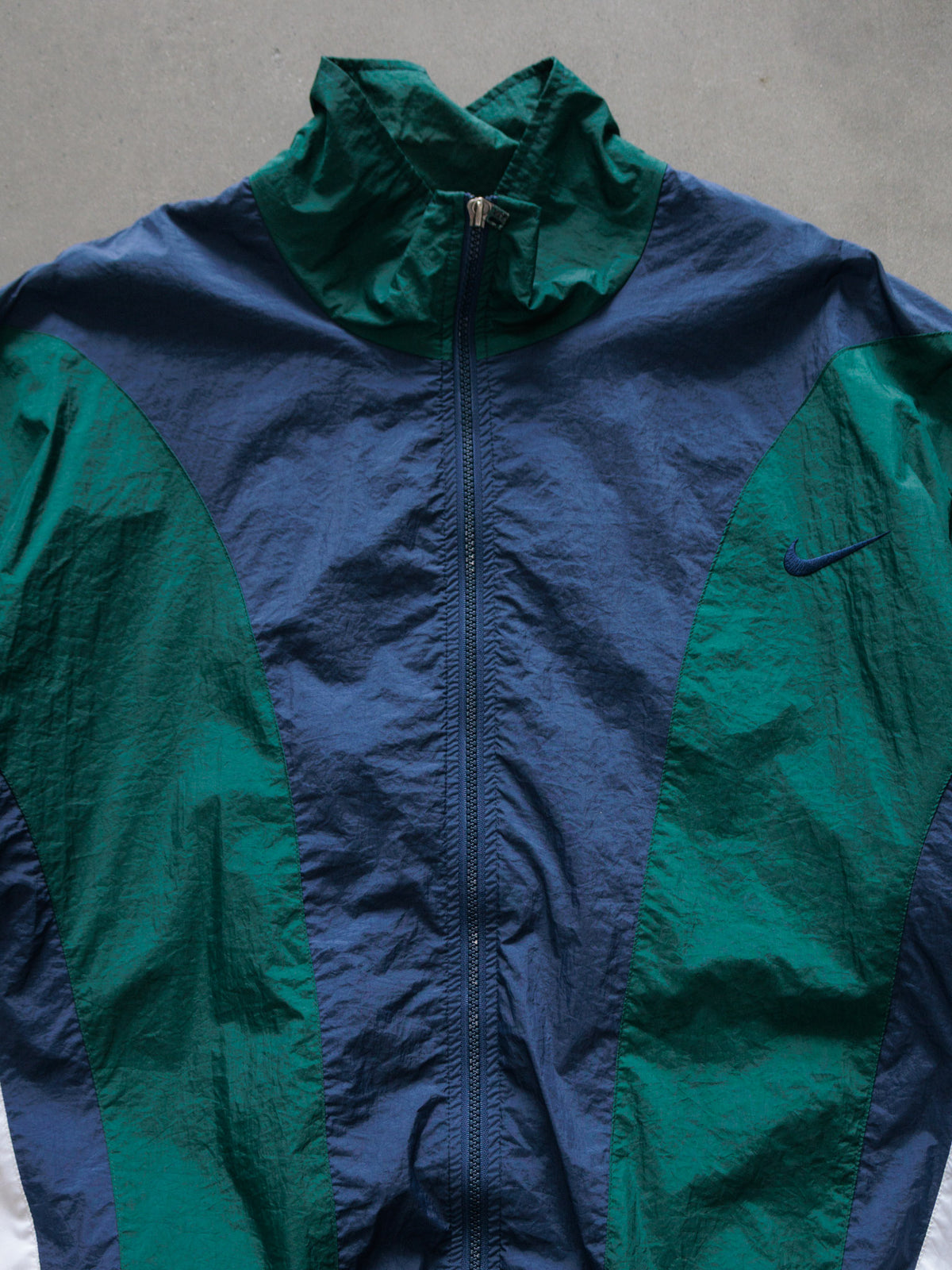 Vintage Navy Nike Colourblock Windbreaker (-)